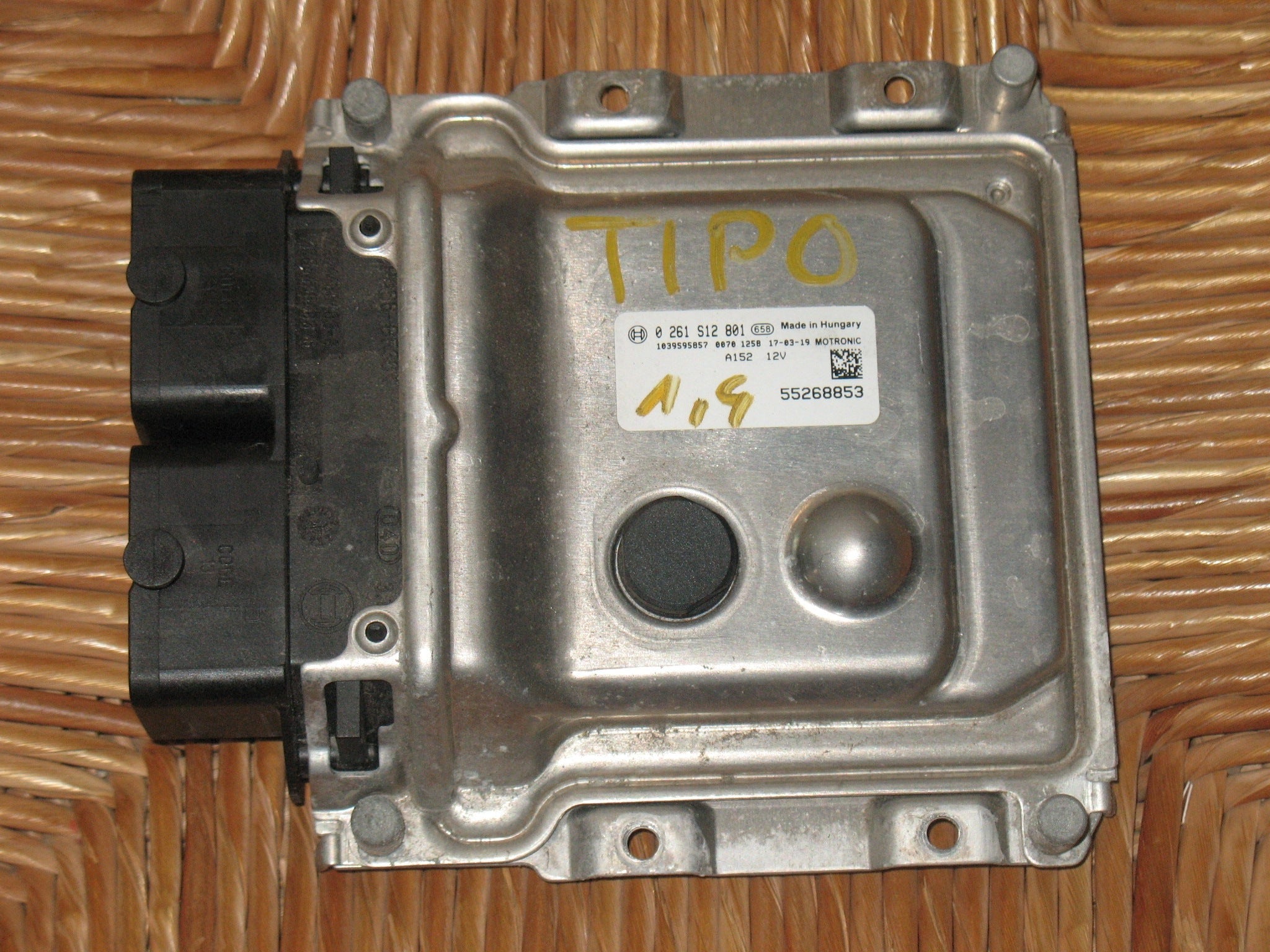 FIAT TIPO II SERIE 1.4 0261S12801  55268853 ME17.3.0 Modello Aspirato 10SW038415