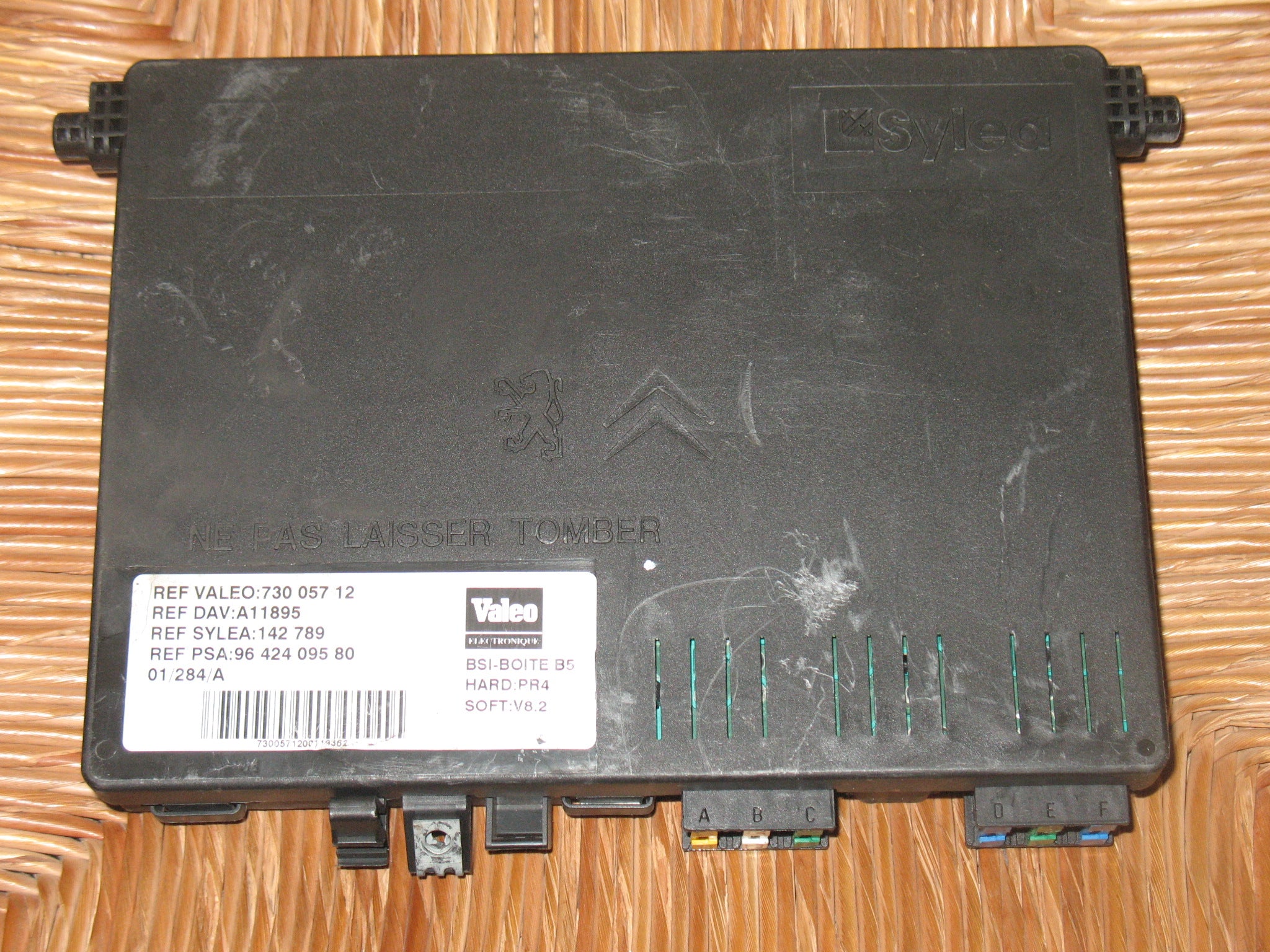 BODY 9642409580 XSARA PICASSO BSI Boite B5 VALEO 73005712