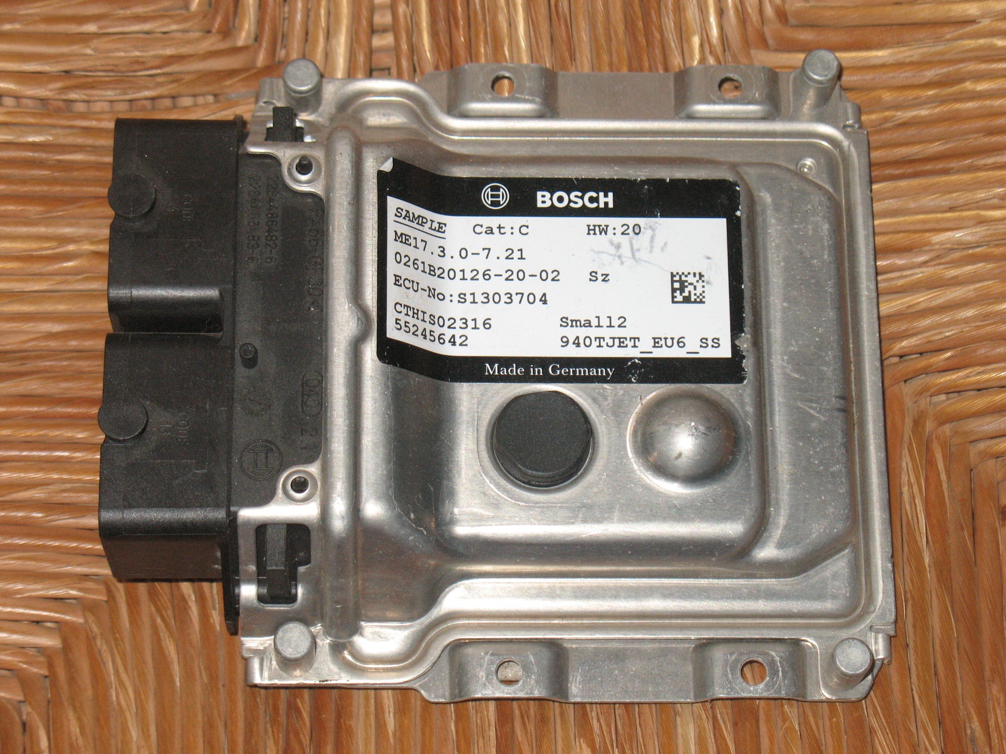 ECU BOSCH 0261B20126 CTHIS02316 55245642 ME17.3.0-7.21