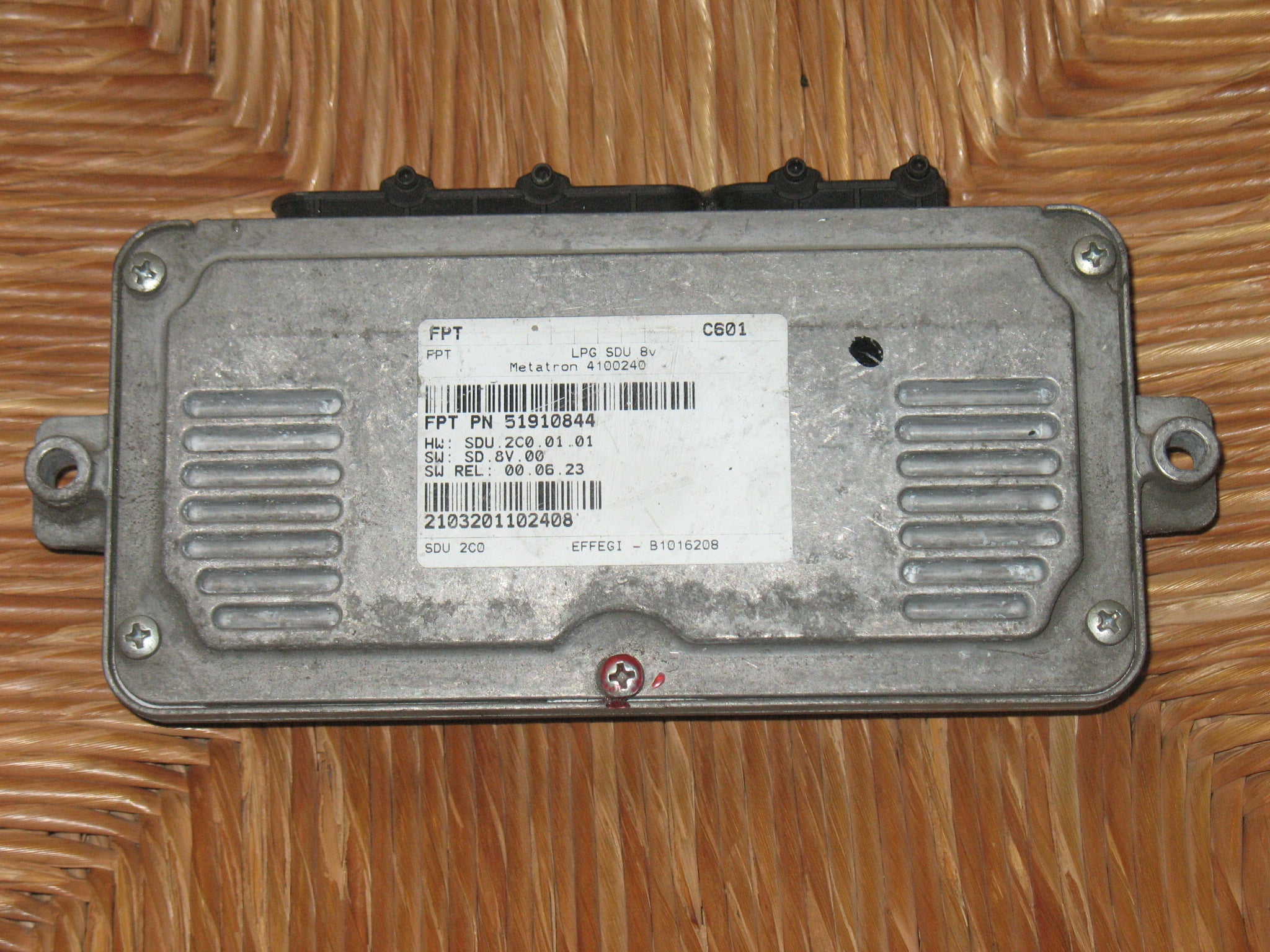 ECU Metatron 51910844 Fiat Panda Lancia Musa GPL METANO HW SDU2C00101 GPL ECU LPG SDU 8V