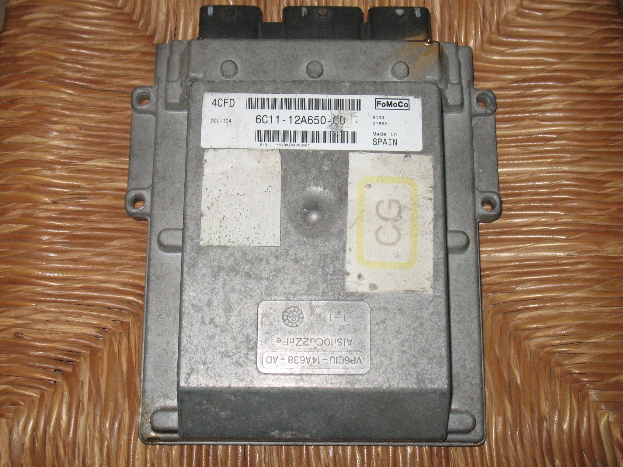 Ecu ford transit 2.4 6c11 12a650 cl dcu-104 4cfl DCU104 CL 6c11-12a650-cd  6c1112a650cd