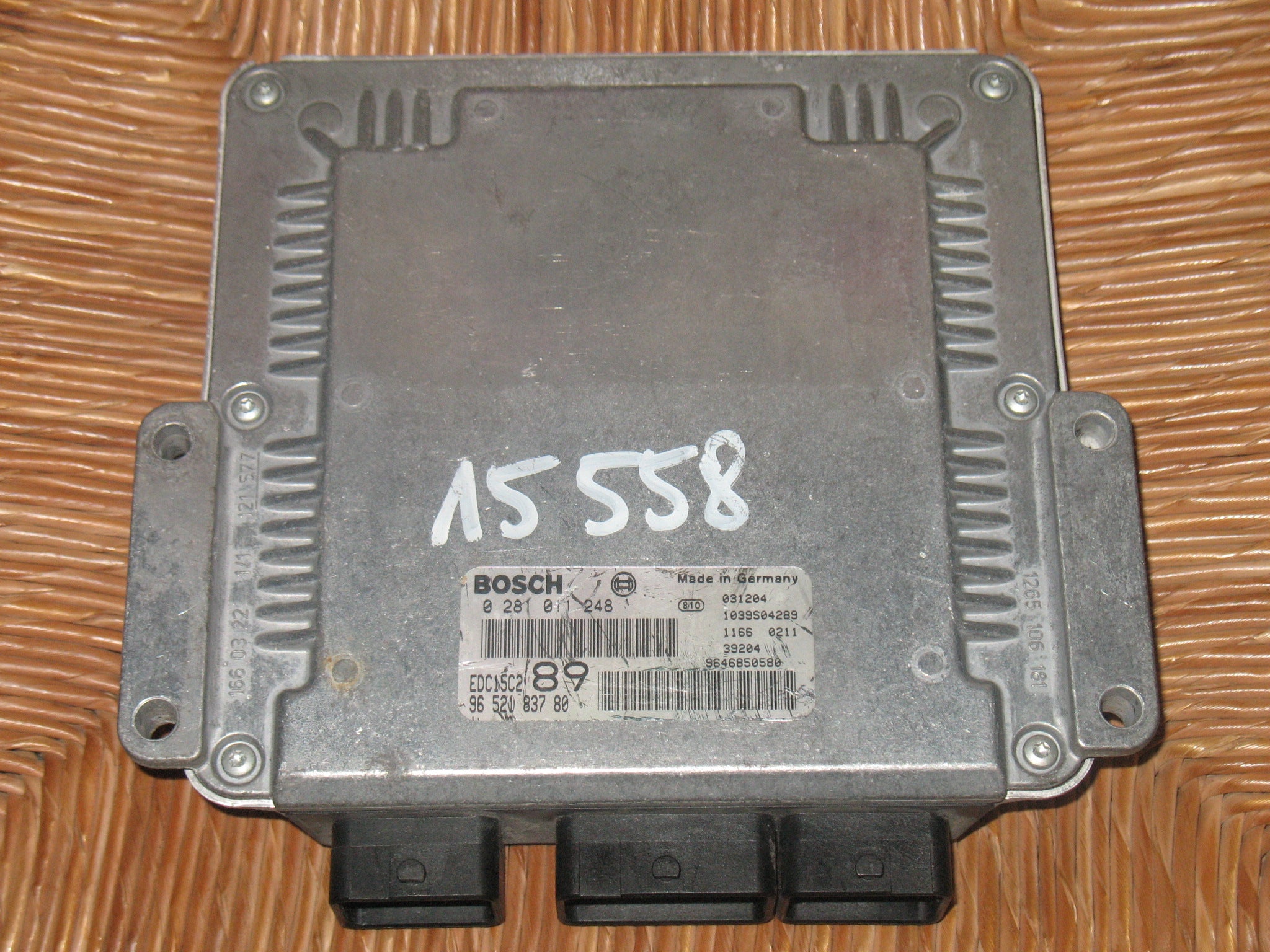 ECU Peugeot 307 BOSCH 0281011248 9652183780 EDC15C2 89