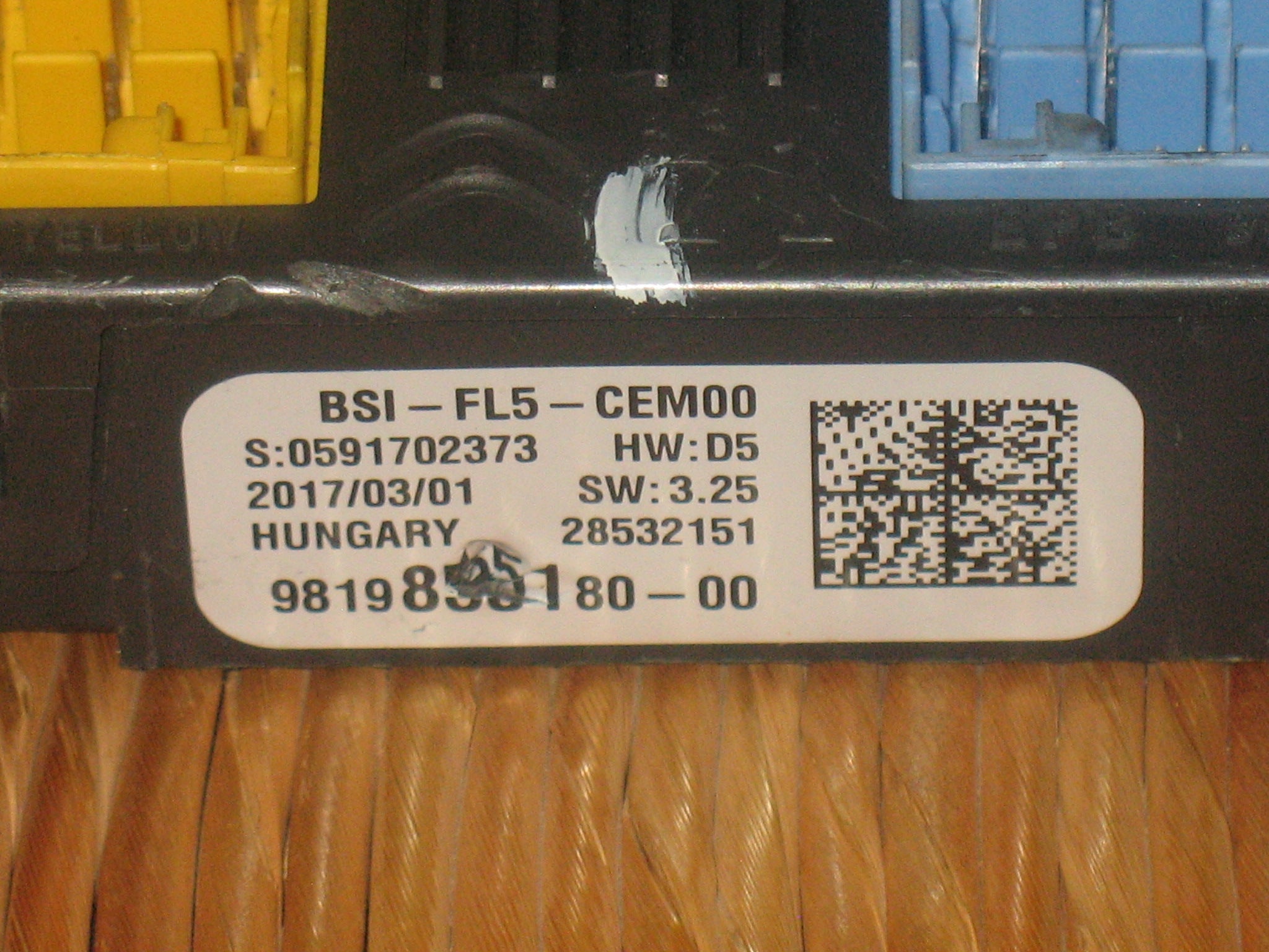 EXPERT III JUMPY PROACE 18R MODUŁ BSI-FL5-CEM00 9819855180 9819855180-00