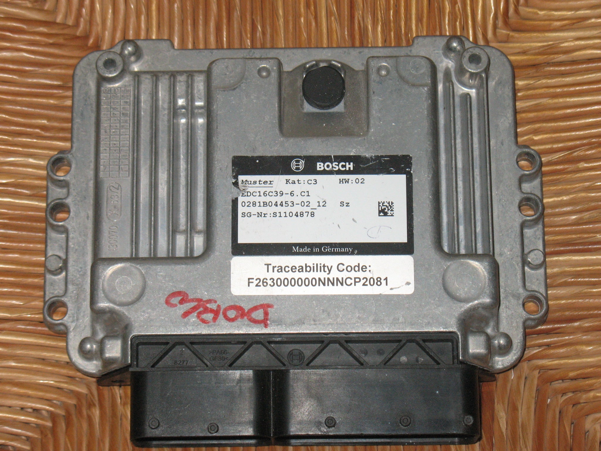 ECU FIAT DOBLO' EDC16C39-6.C1 BOSCH 0281B0445302 0281018720  51915420