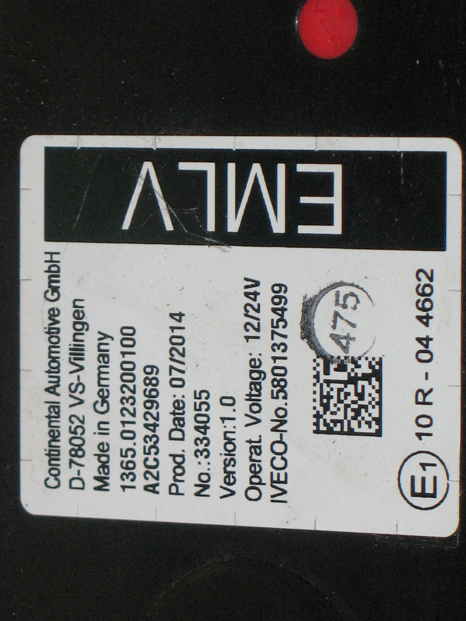 IVECO STRALIS 1365.0123200100 A2C53429689 530374 5801375499