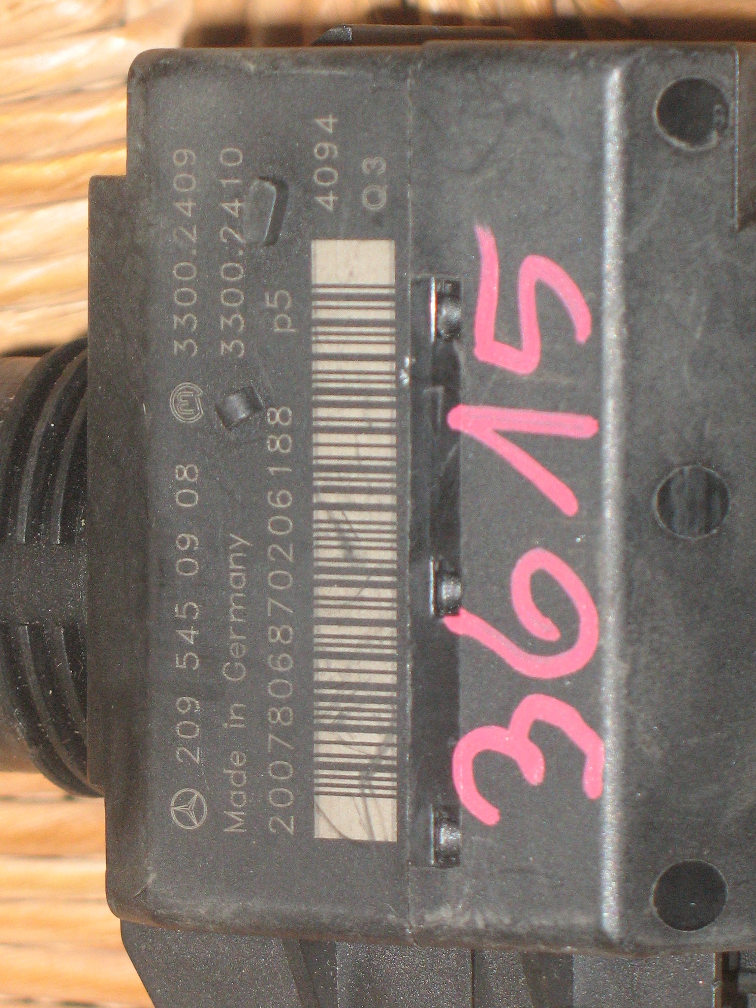 2095450908 CENTRALINA BLOCCHETTO ACCENSIONE ELETTRONICO MERCEDES W203 2.2 D 2004 CODICE RICAMBIO 2095450908