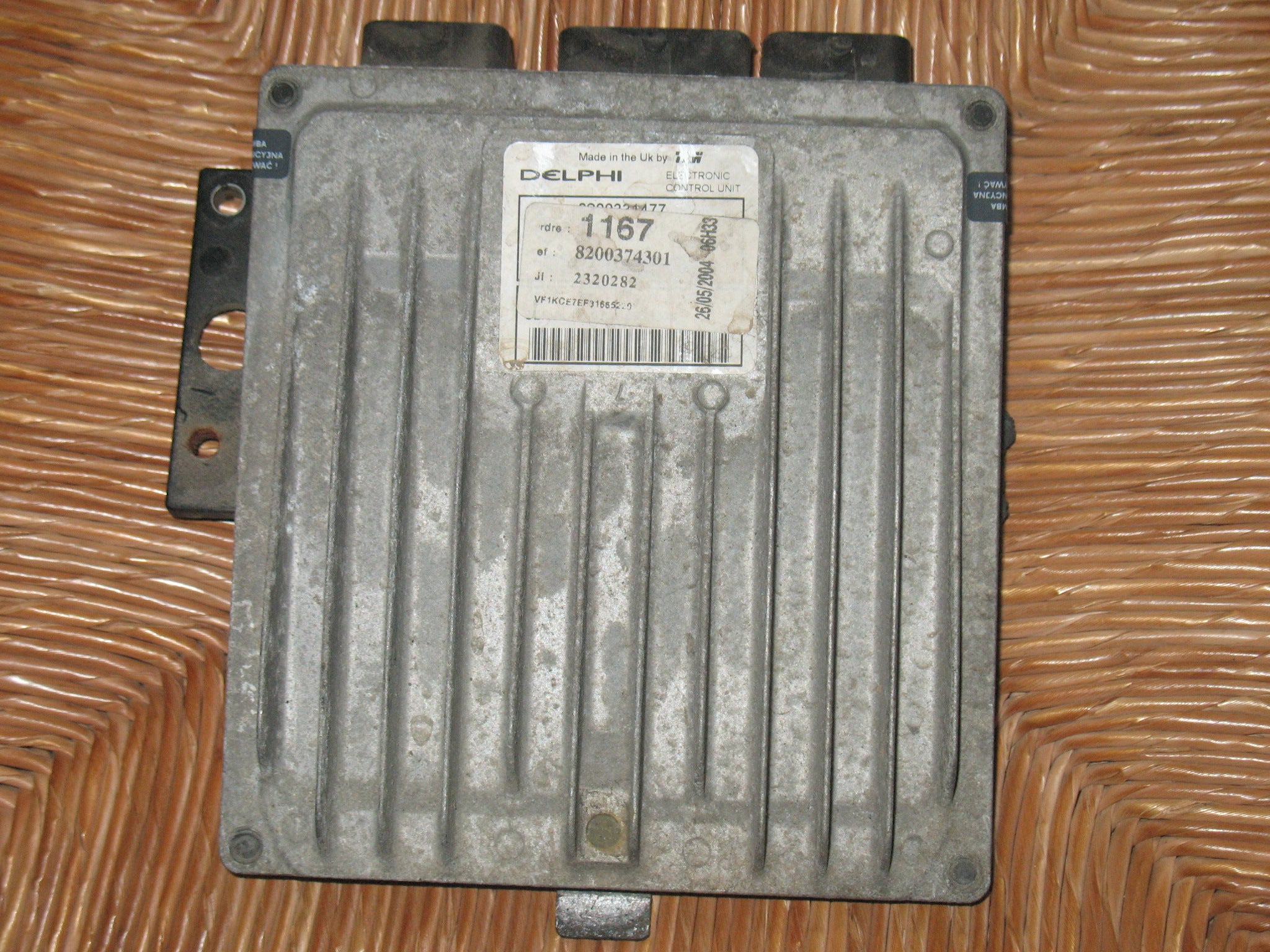 CENTRALINA  RENAULT KANGOO  1.5 DCI Delphi R0410C122B 8200331477 8200374301