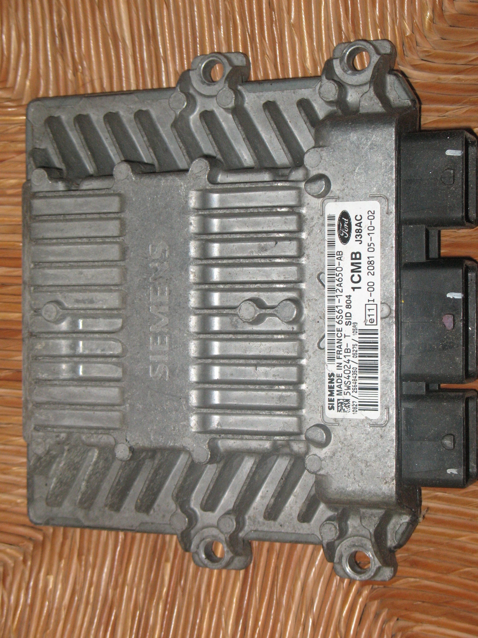 ECU FORD FIESTA 1.4 TDCI SID804 5WS40241BT 6S6112A650AB 1CMB