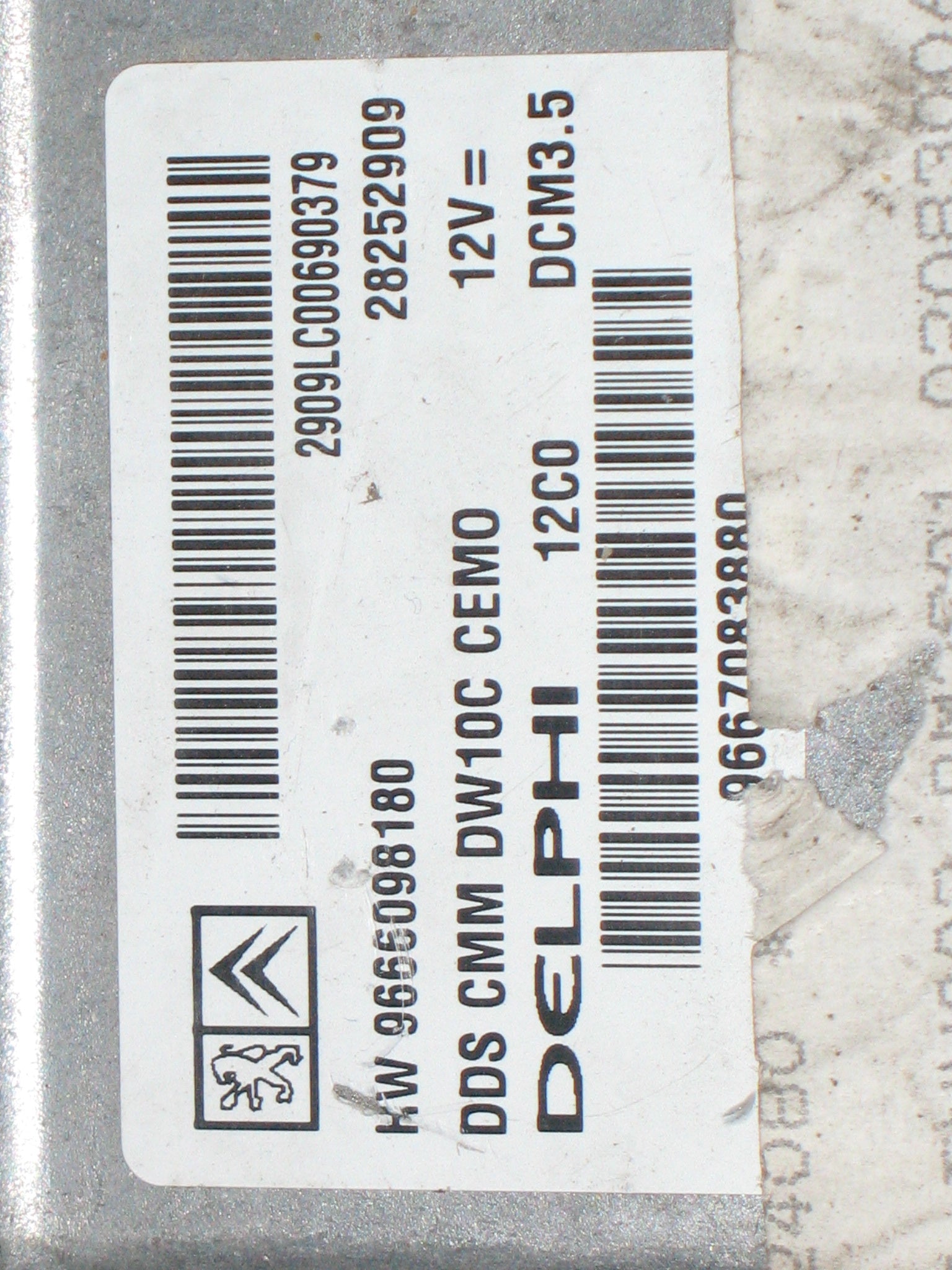 ECU DELPHI 9666098180 PEUGEOT-3008 CITROEN-C5 9667083880 28252909 DCM3.5