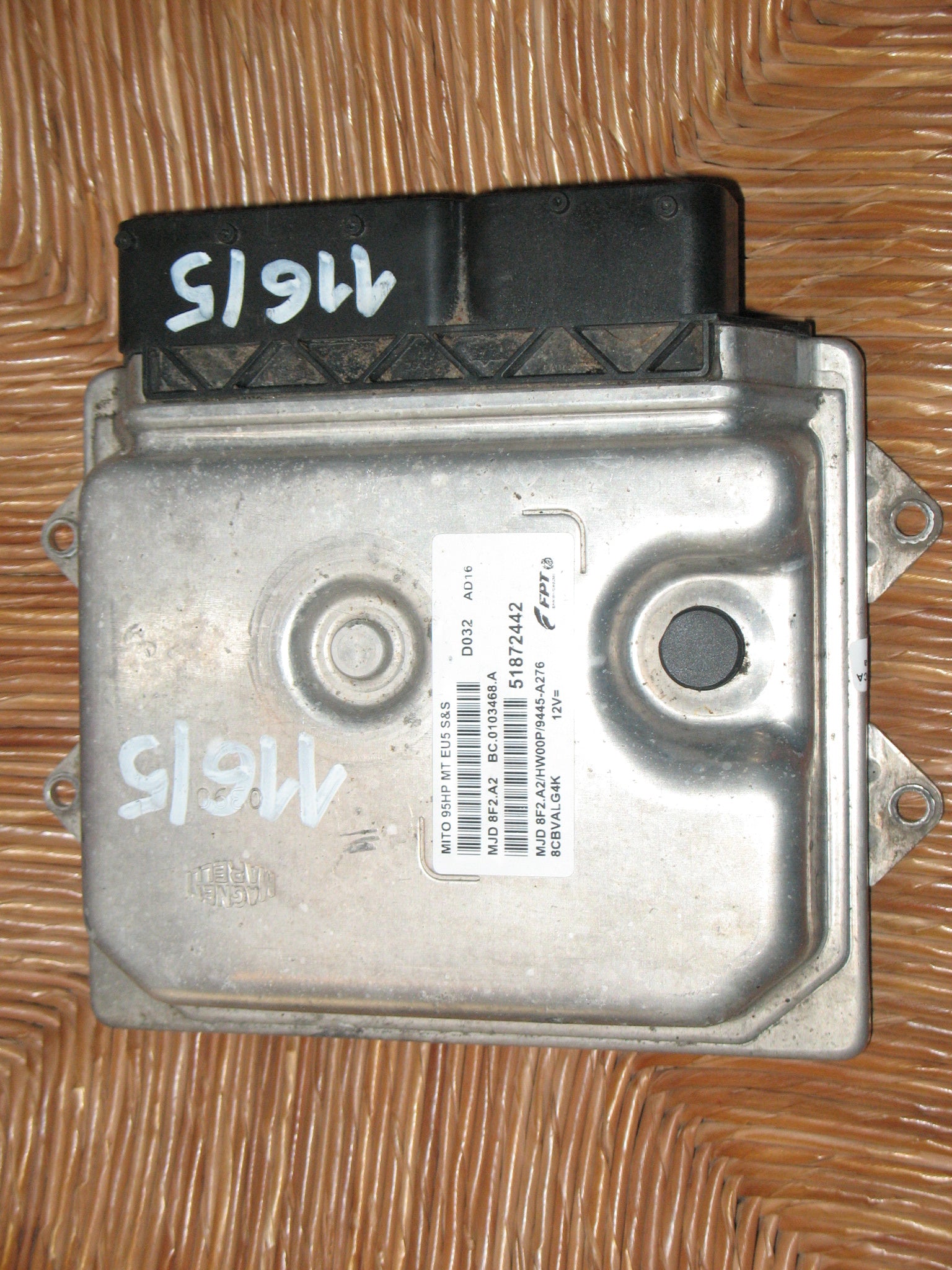 51872442 MJD8F2A2 CENTRALINA INIEZIONE ALFA ROMEO MITO 2010 1.3TD