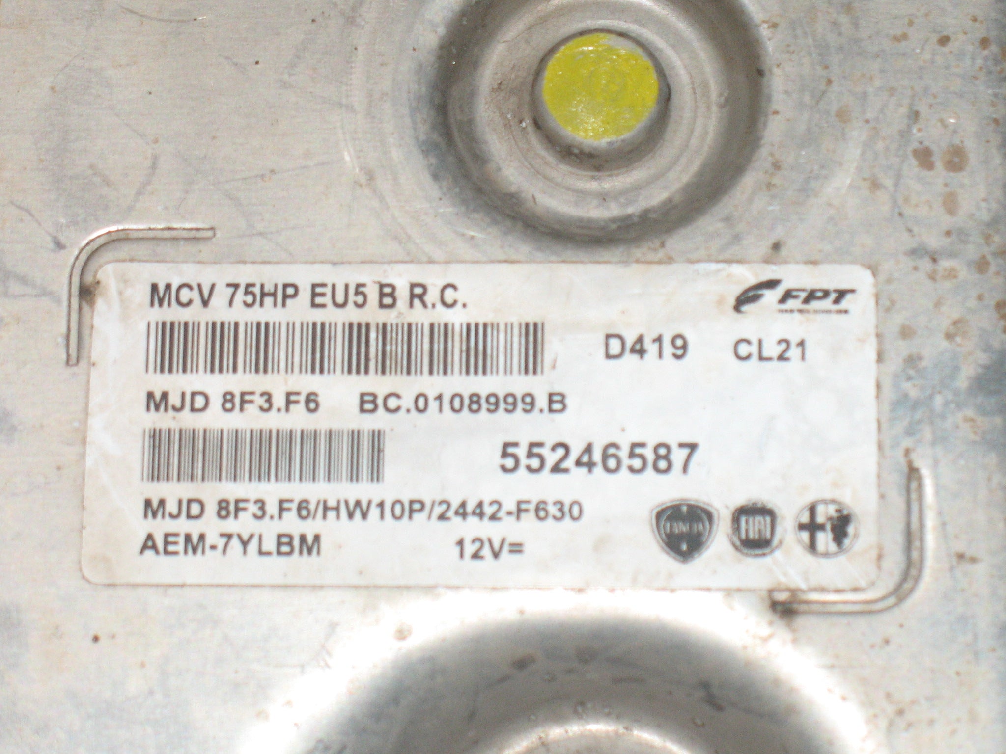 Citroen Nemo Fiat Fiorino 1.3 Diesel Engine ECU 55246587 8F3.F6 HW10P