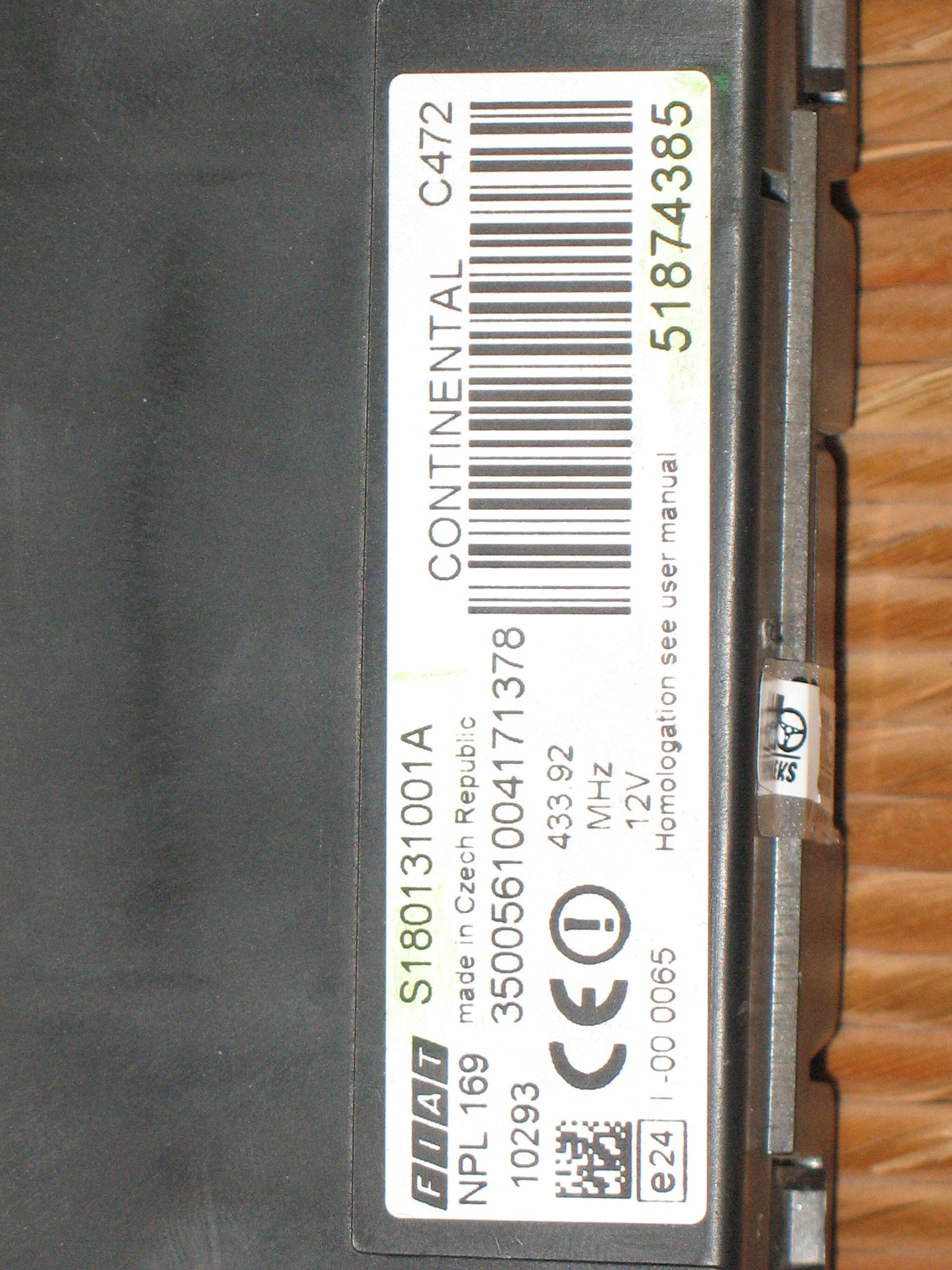 Body bsi fiat panda 500 S180131001A 51874385 BODY COMPUTER