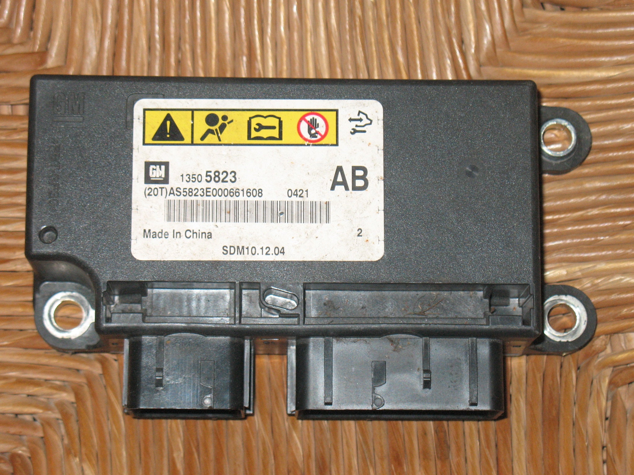 13505823 CENTRALINA AIRBAG CHEVROLET Orlando 1° Serie 2000 Diesel (2012)