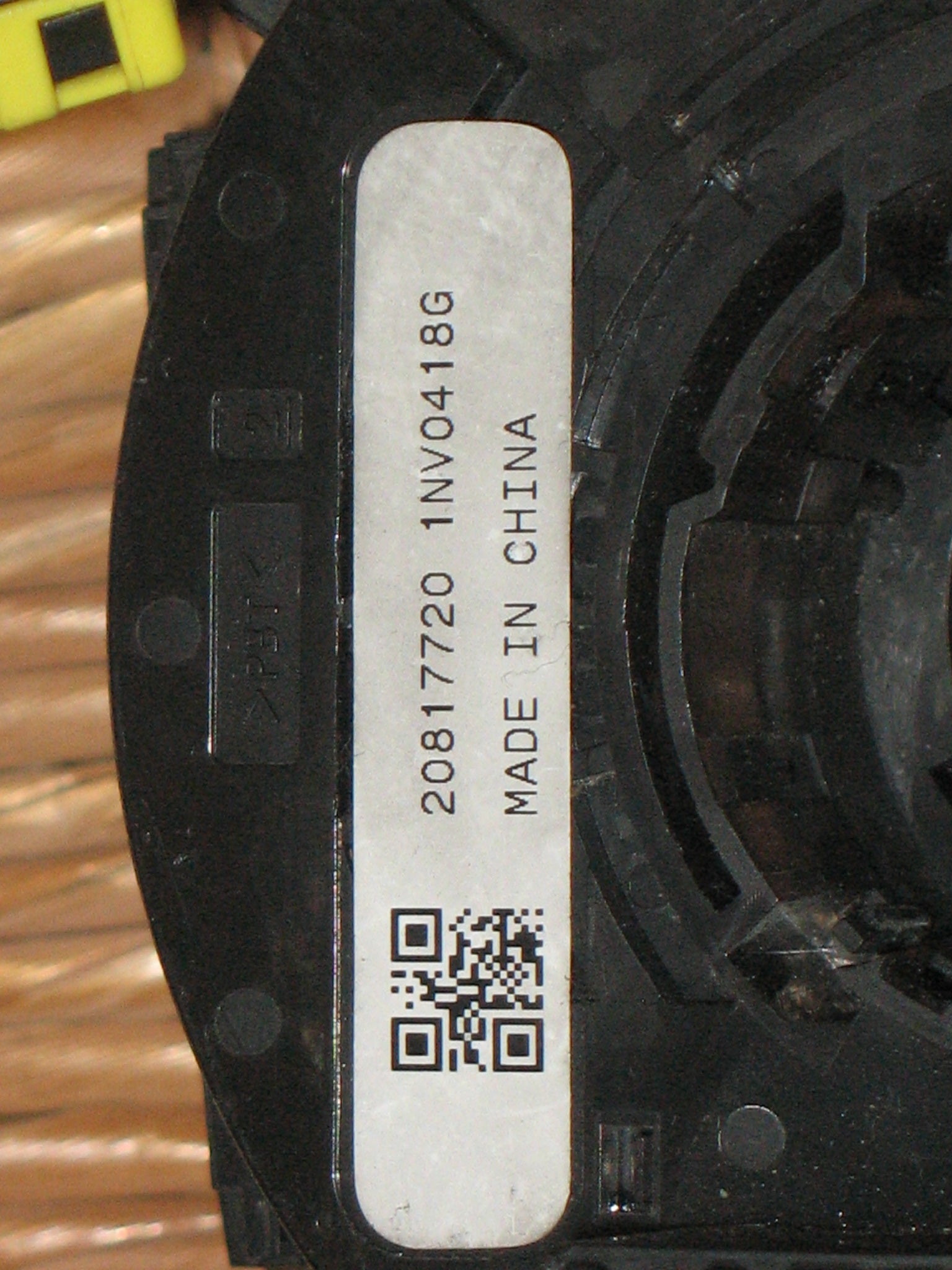 20817720 CONTATTO SPIRALATO ANELLO CONTATTO CLACSON OPEL MERIVA 1.3 D 70KW 5M 5P