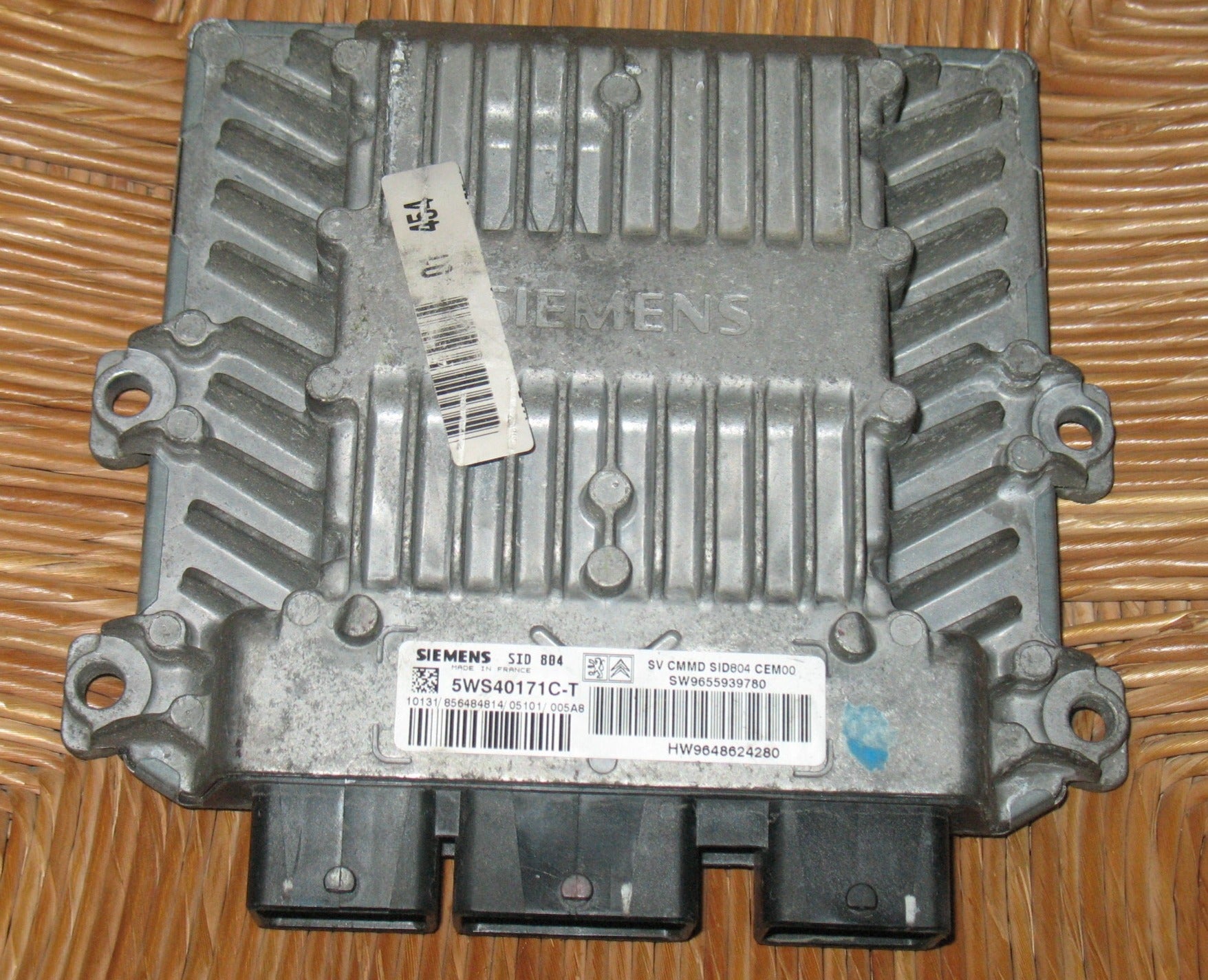 ECU PEUGEOT 1007 5WS40171C-T SW9655939780 SID 804