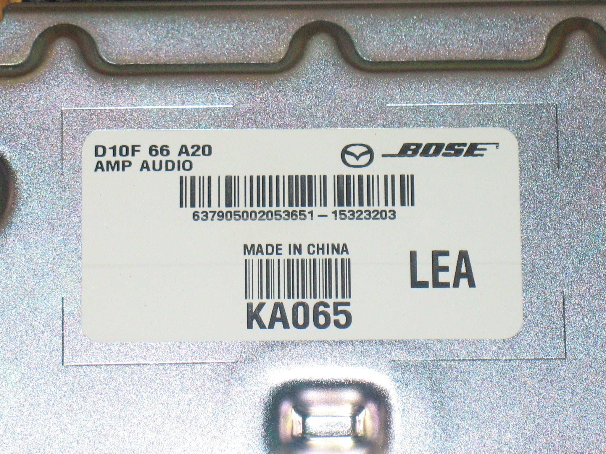 Radio amplifier D10F66A20 BOSE KA065 MAZDA CX3 CX-5 KA0H 66 A20 Amplificatore Radio