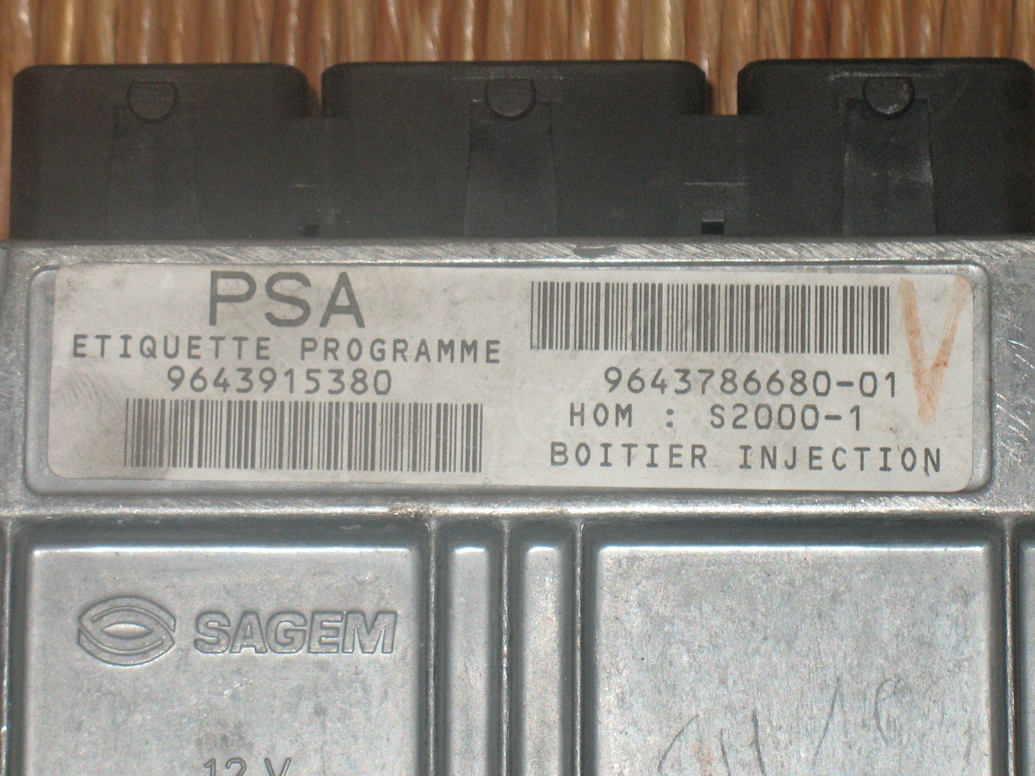 CITROEN C5 SAGEM ECU 9643915380 9643786680 21646517-6