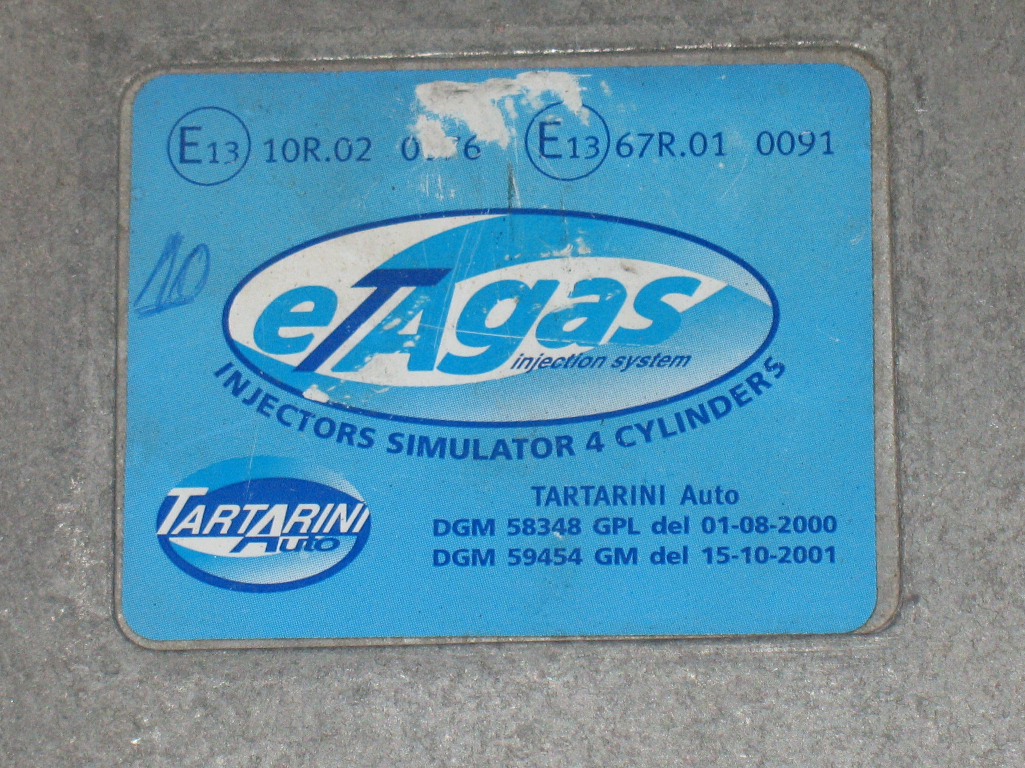 Ecu centralina lpg cpu cng tartarini gas dgm59519gpl dgm59520gm