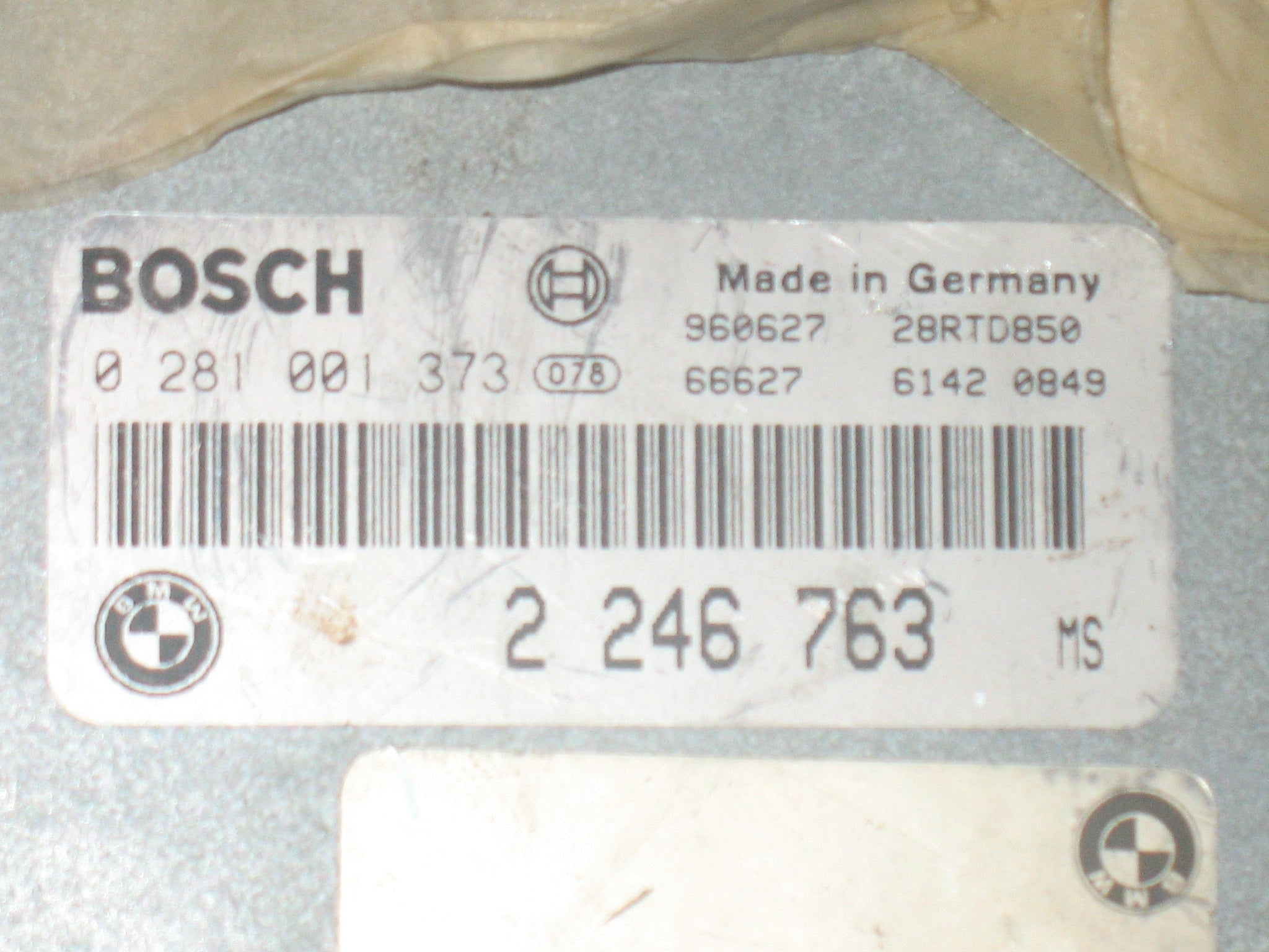 Kit ecu bmw e39 525 tds diesel bosch motore 0281001373 2246763