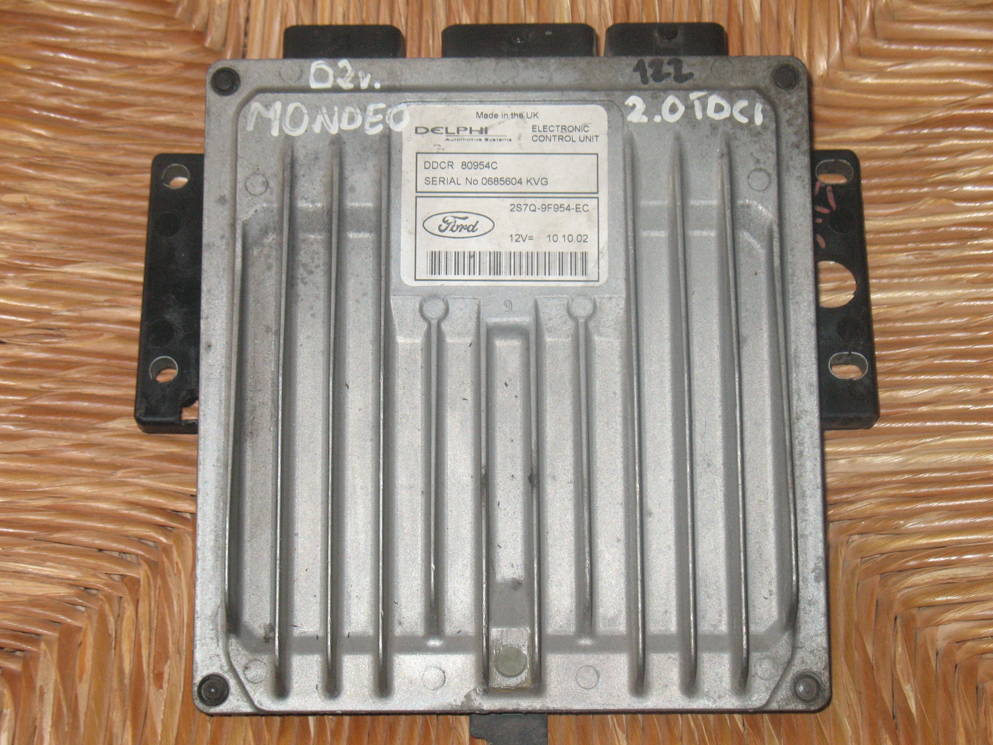 Ford Mondeo Mk3 DDCR 80954C ECU 2S7Q 9F954 EC 80954C 2S7Q9F954EC