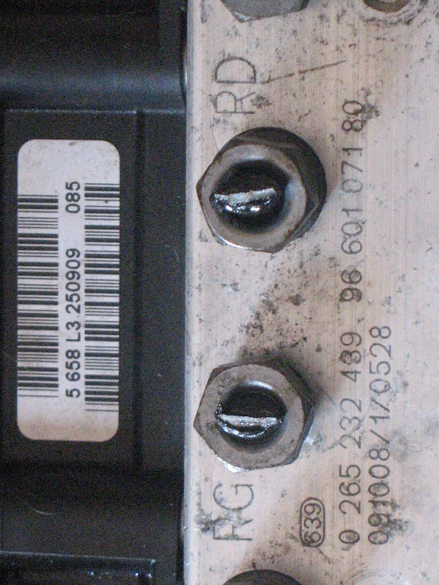 PEUGEOT 308 BOSCH POMPA ABS 9666093180 0931 0265800884 9660107180 0265232439 B