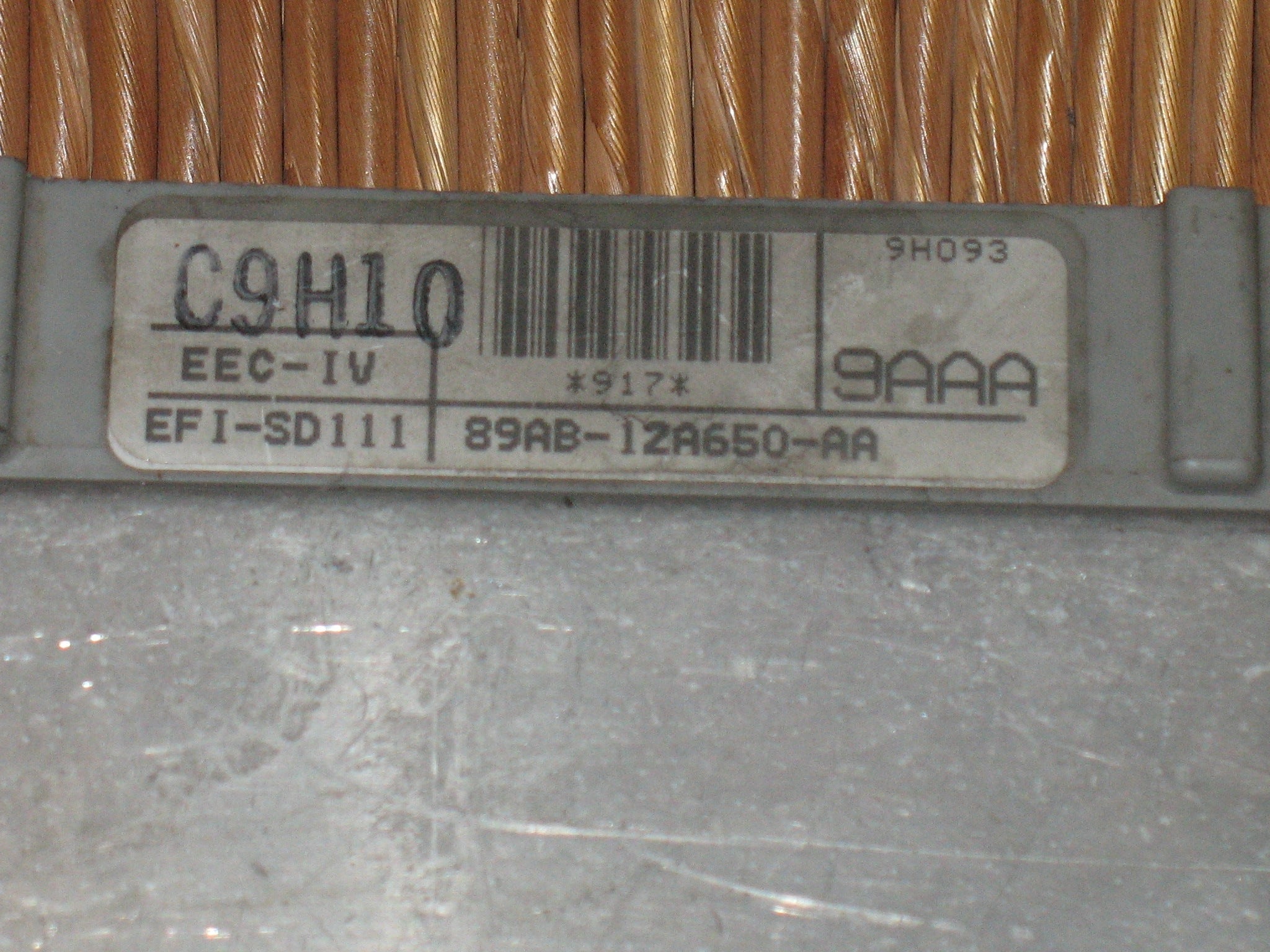 Ford escort orion fiesta ecu 89ab-12a650-aa eec-iv 9aaa EFI-SD111