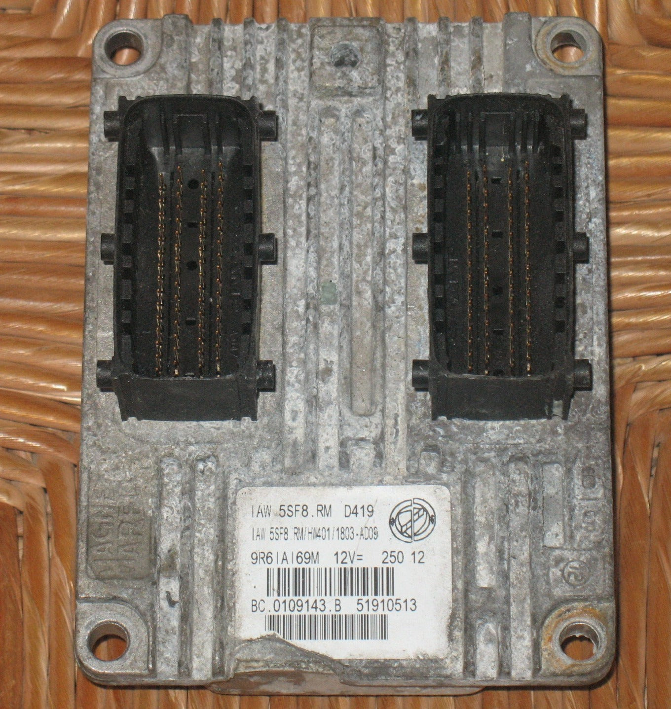 Ecu Centralina Alfa Romeo Mito 51910513 IAW 5SF8 .RM HW401 1803-AD09 BC0109143B BC 0109143 B D419