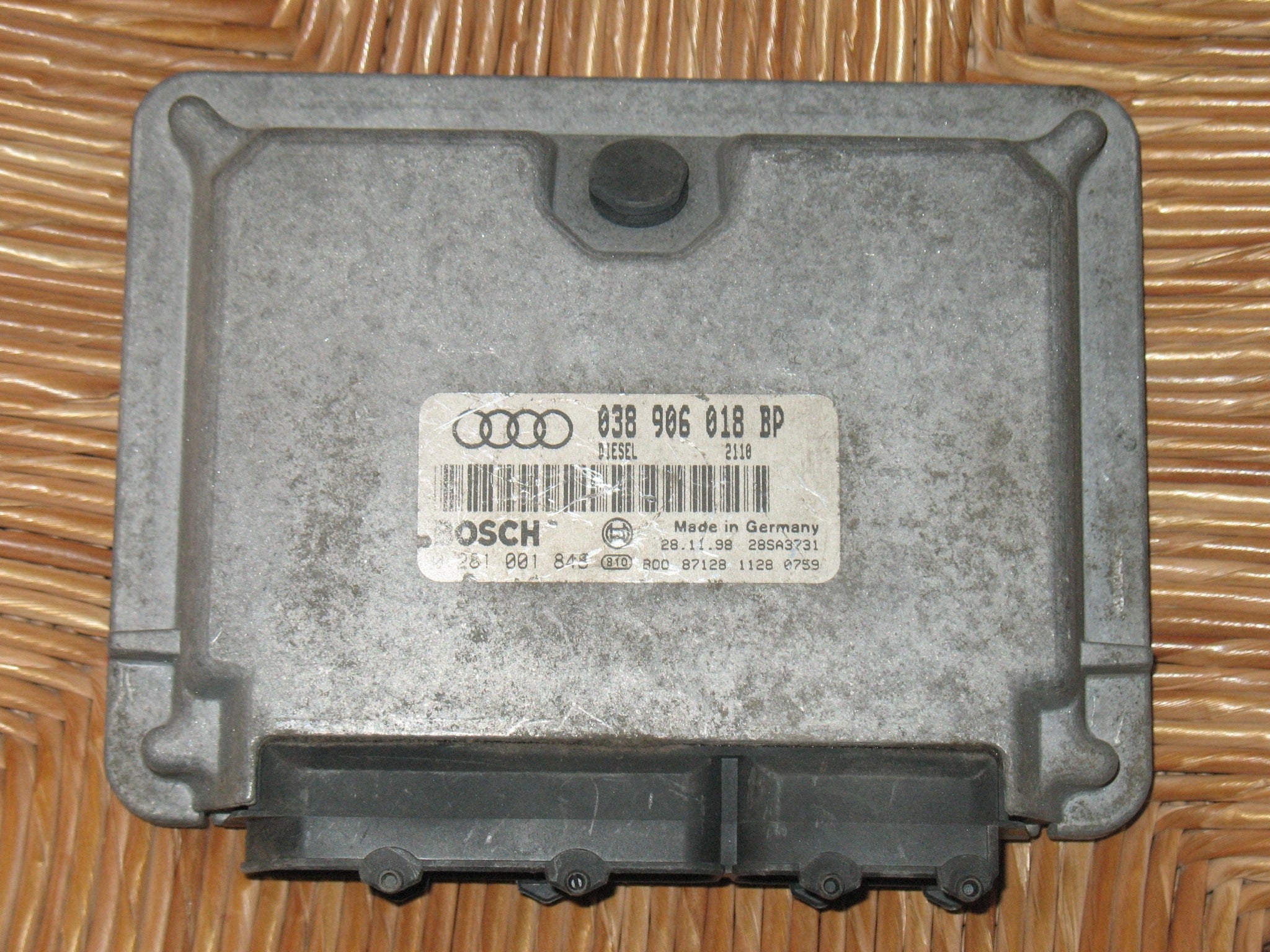 Ecu CENTRALINA MOTORE Audi A3 S3 8L 2000 Diesel Bosch 0281001845 038906018BP