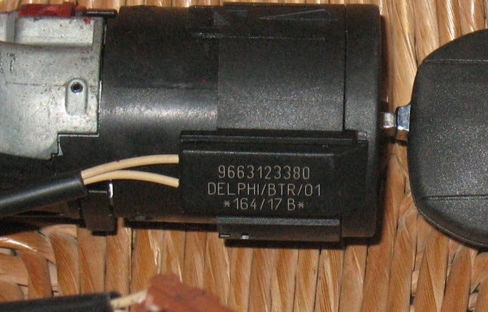 9663123380 BLOCCHETTO ACCENSIONE CITROEN C3 Serie (09>15) 1400 Diesel