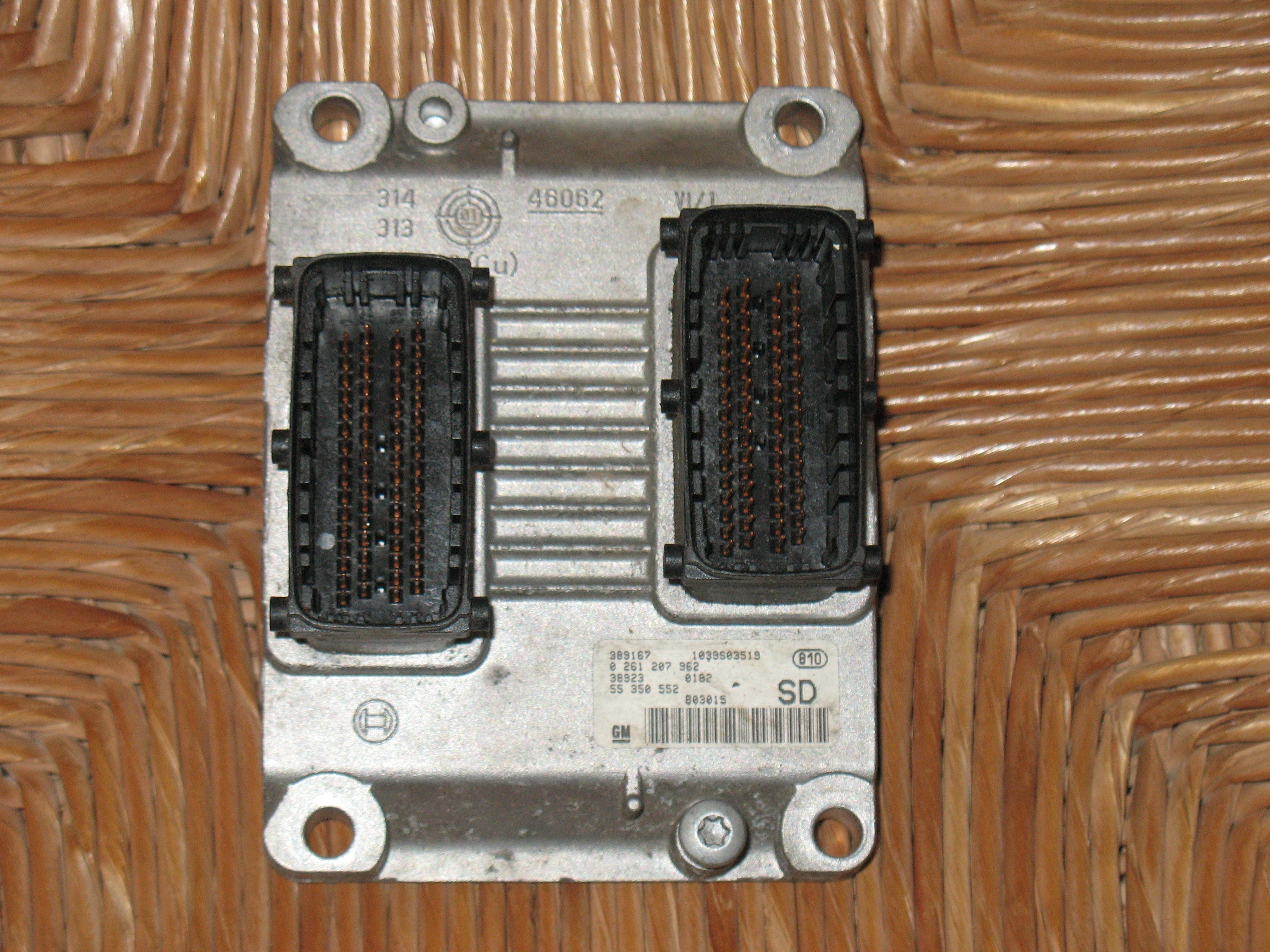 ECU OPEL Corsa C 1.2 Z12XE BOSCH 0261207962 SD 2001-2003