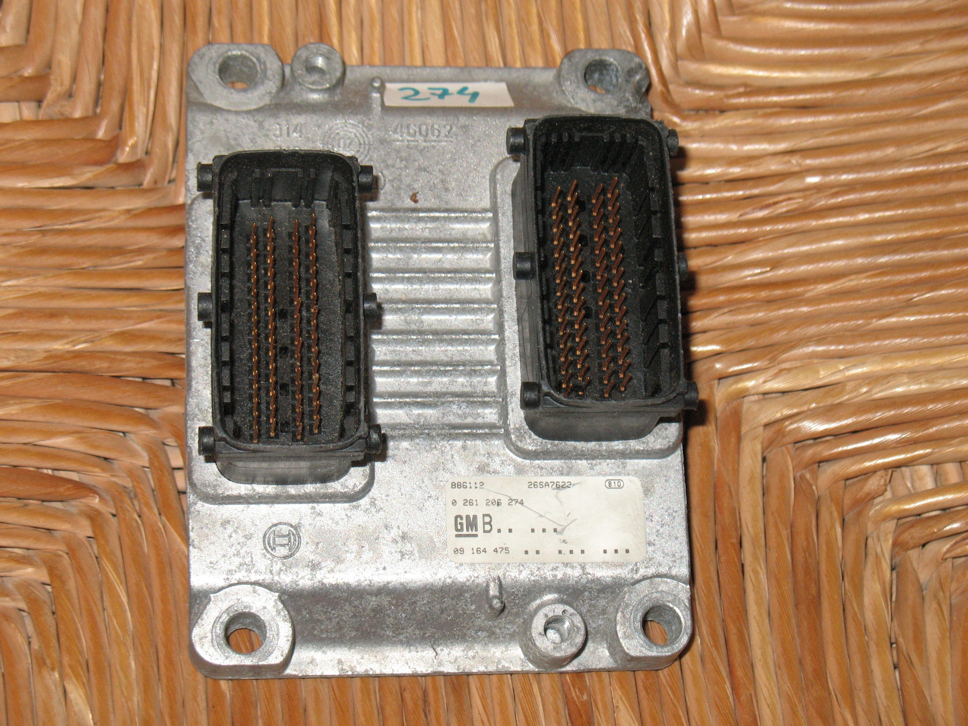 Centralina motore OPEL CORSA C 1.2 Z12XE BOSCH 0261206274 GM 09164475