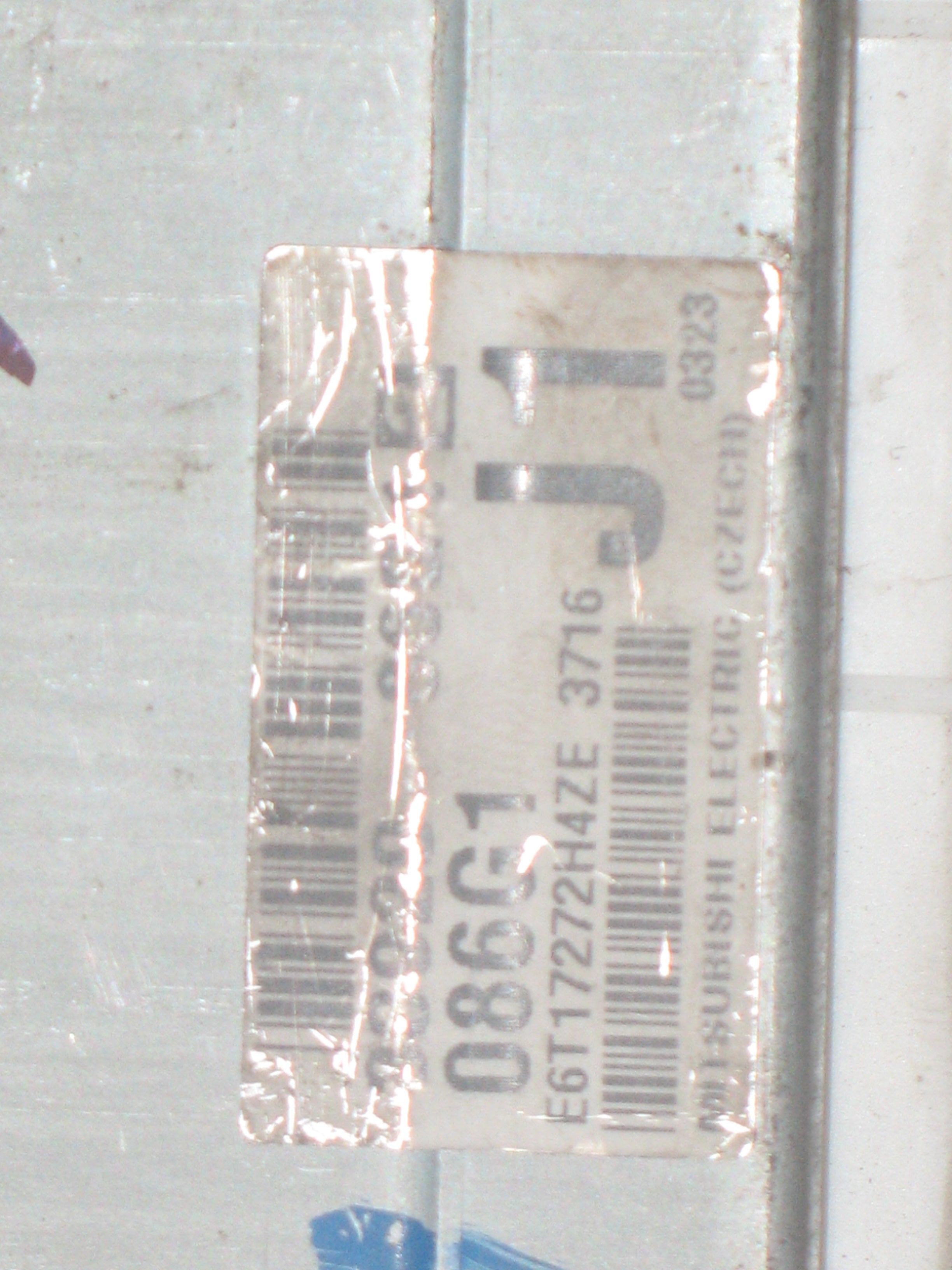 ECU CENTRALINA Controller 33920-86G1 3 E6T17272HBZE Subaru Mitsubishi 33920-86G1 3 J1