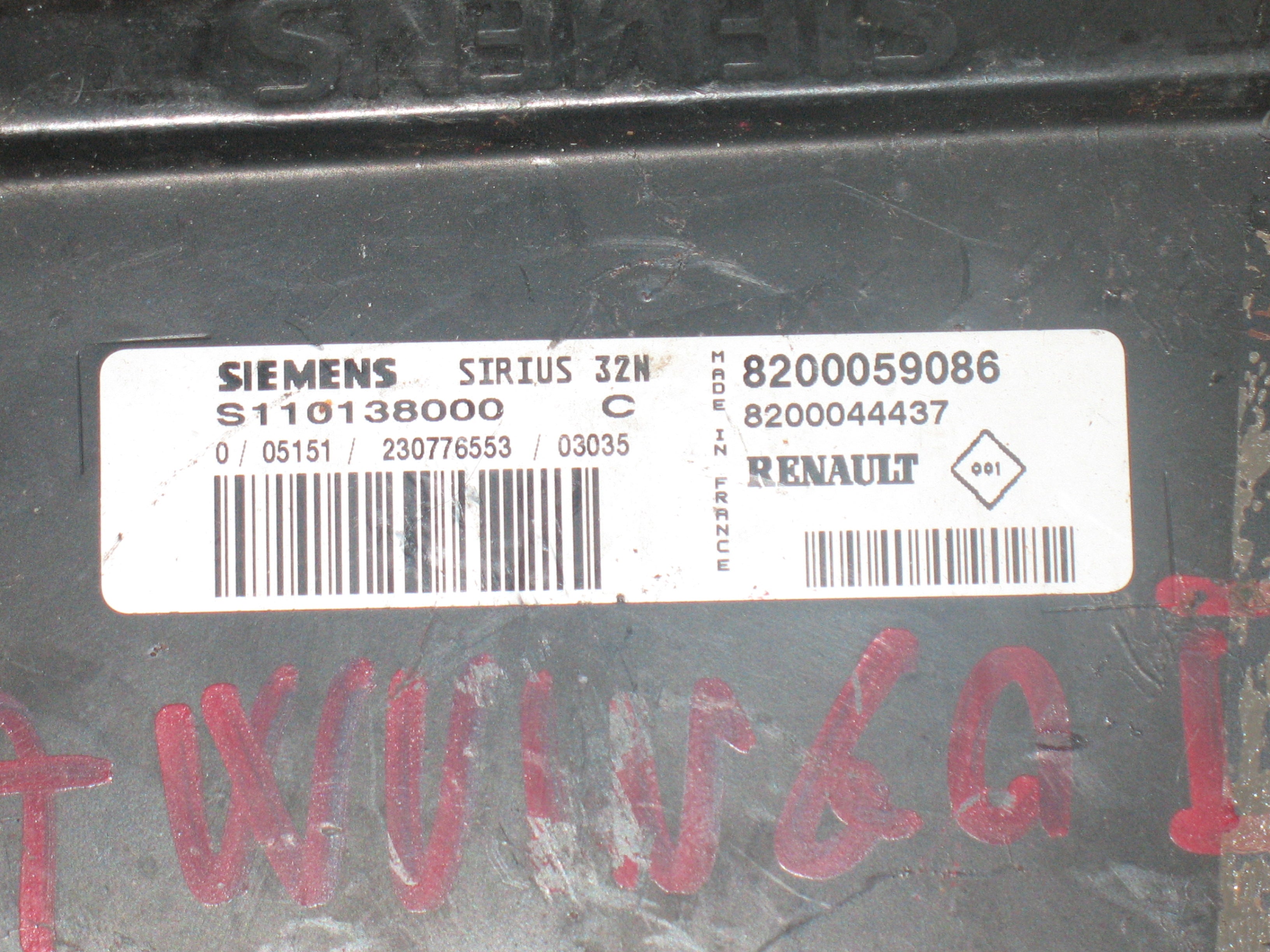 Kit ecu Renault Megane Scenic twingo Clio