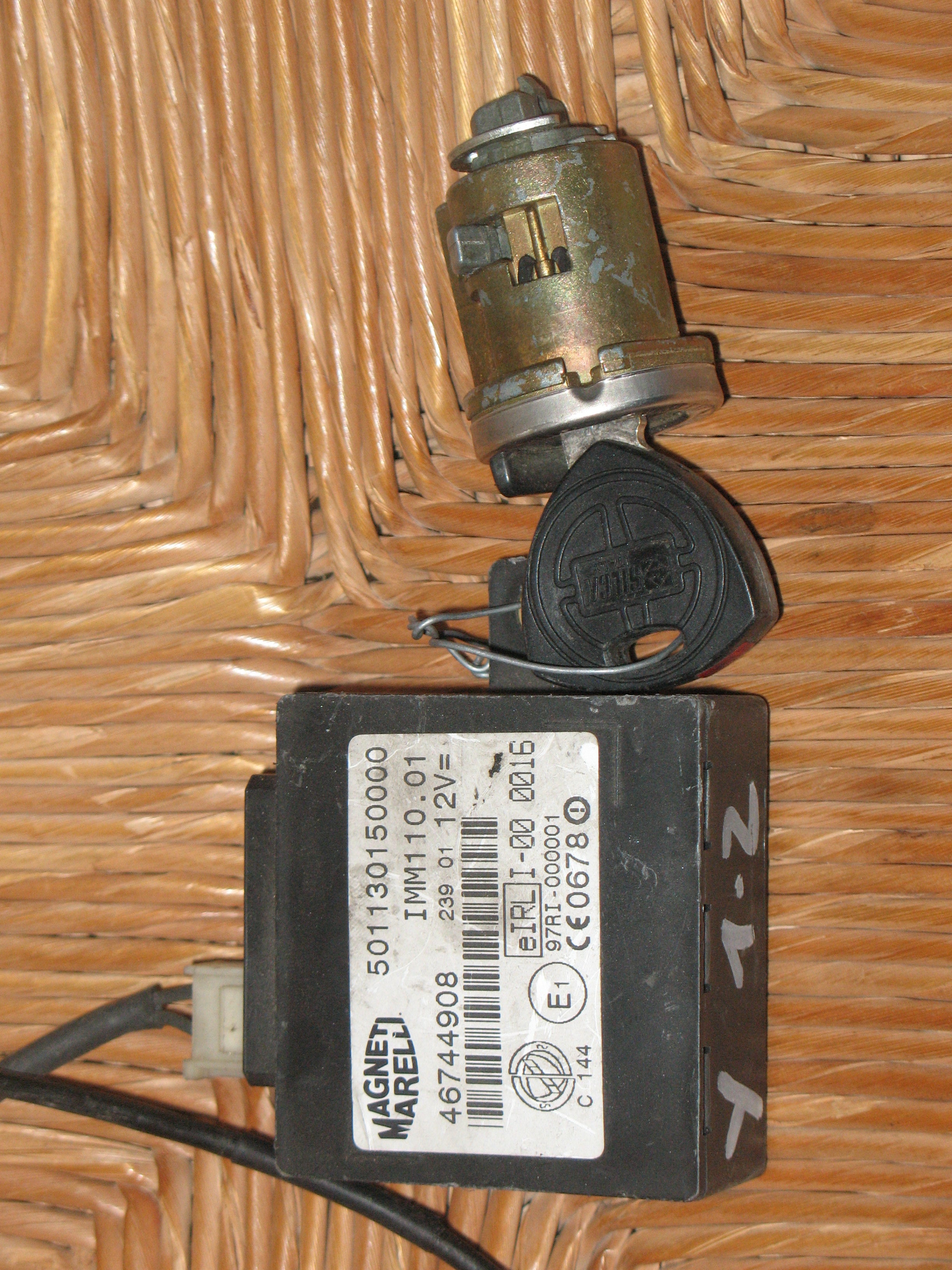 Centralina Code MAGNETI MARELLI : 46744908 501130150000 IMM110.01 C144