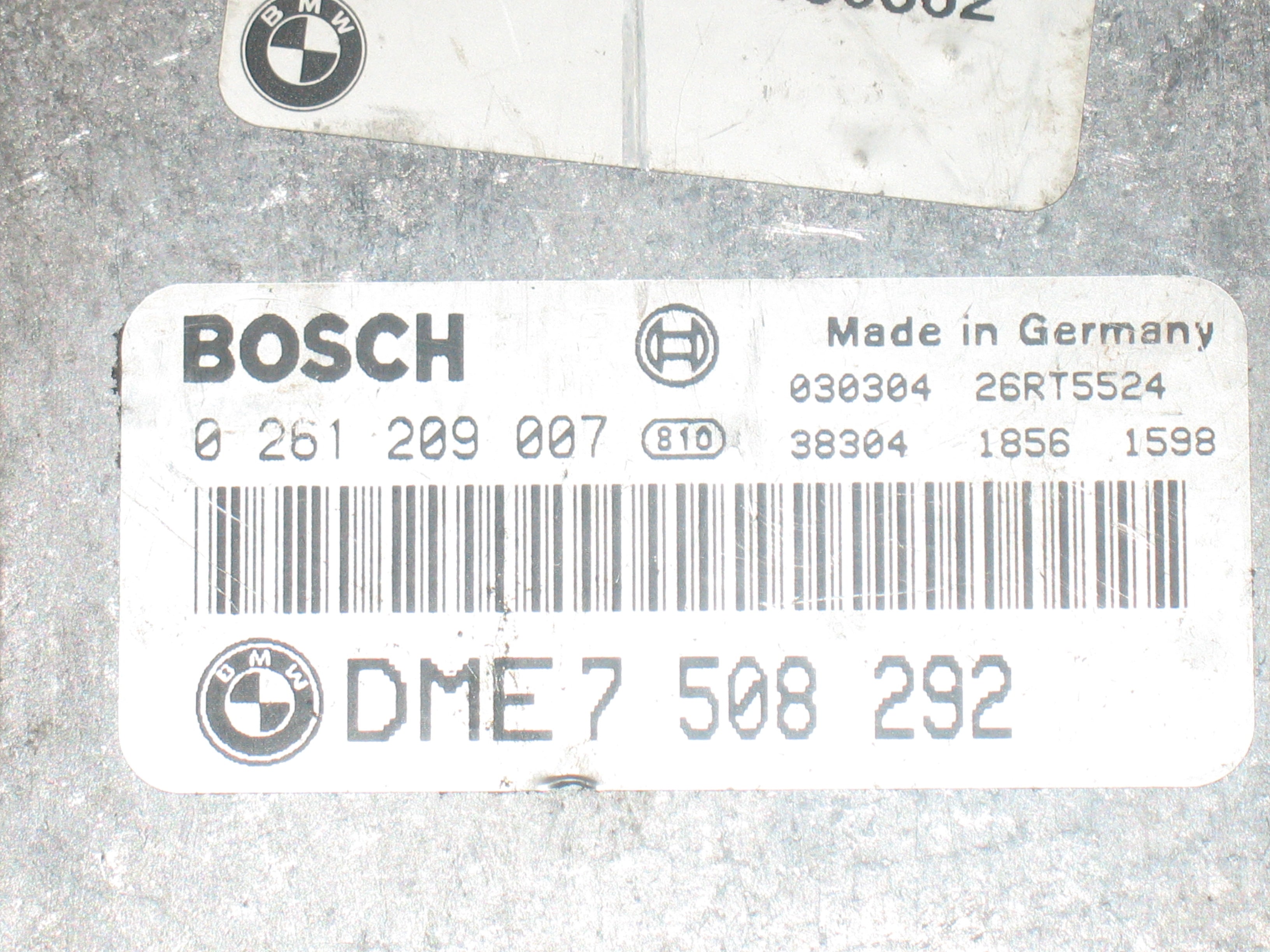KIT ECU EWS BMW E46 BOSCH 0261209007 MODULE 61356905666 ME9.2