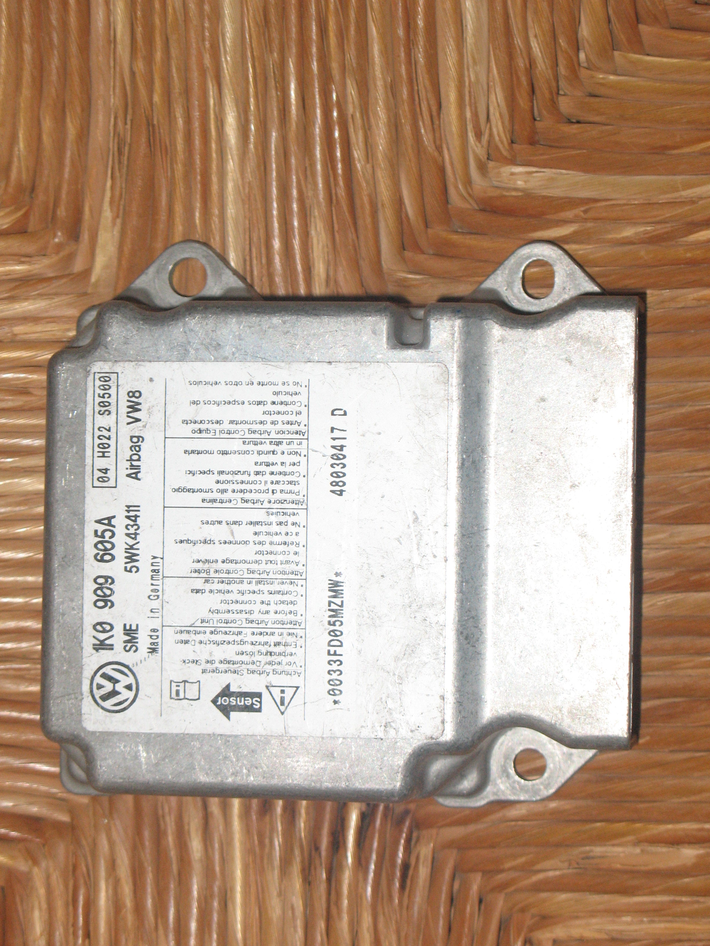 46765423 Centralina sensore airbag FIAT Seicento 12V