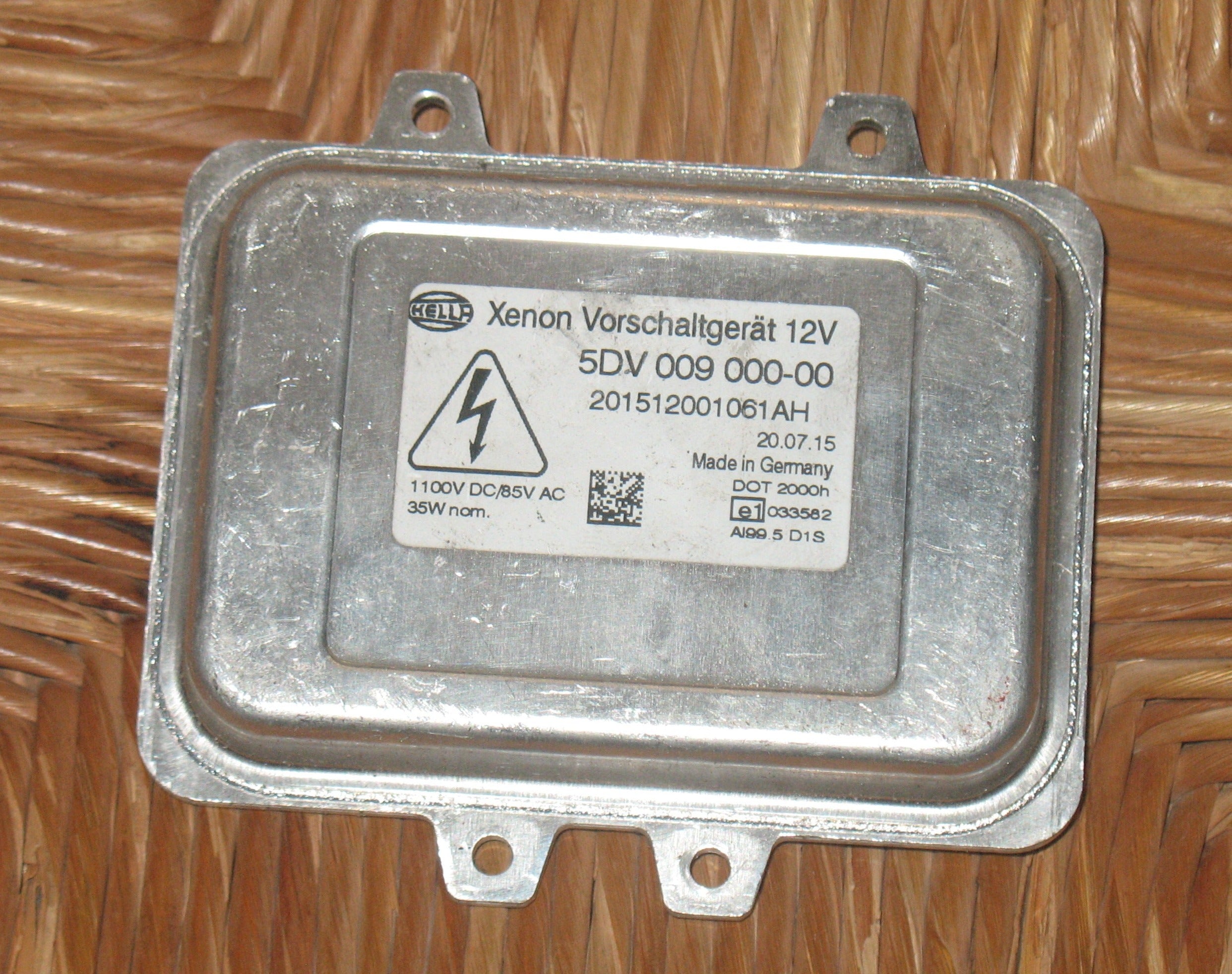 CENTRALINA FARO PROIETTORE XENON 5dv00900000 CITROEN C4 GRAND PICASSO 2.0 D 2007