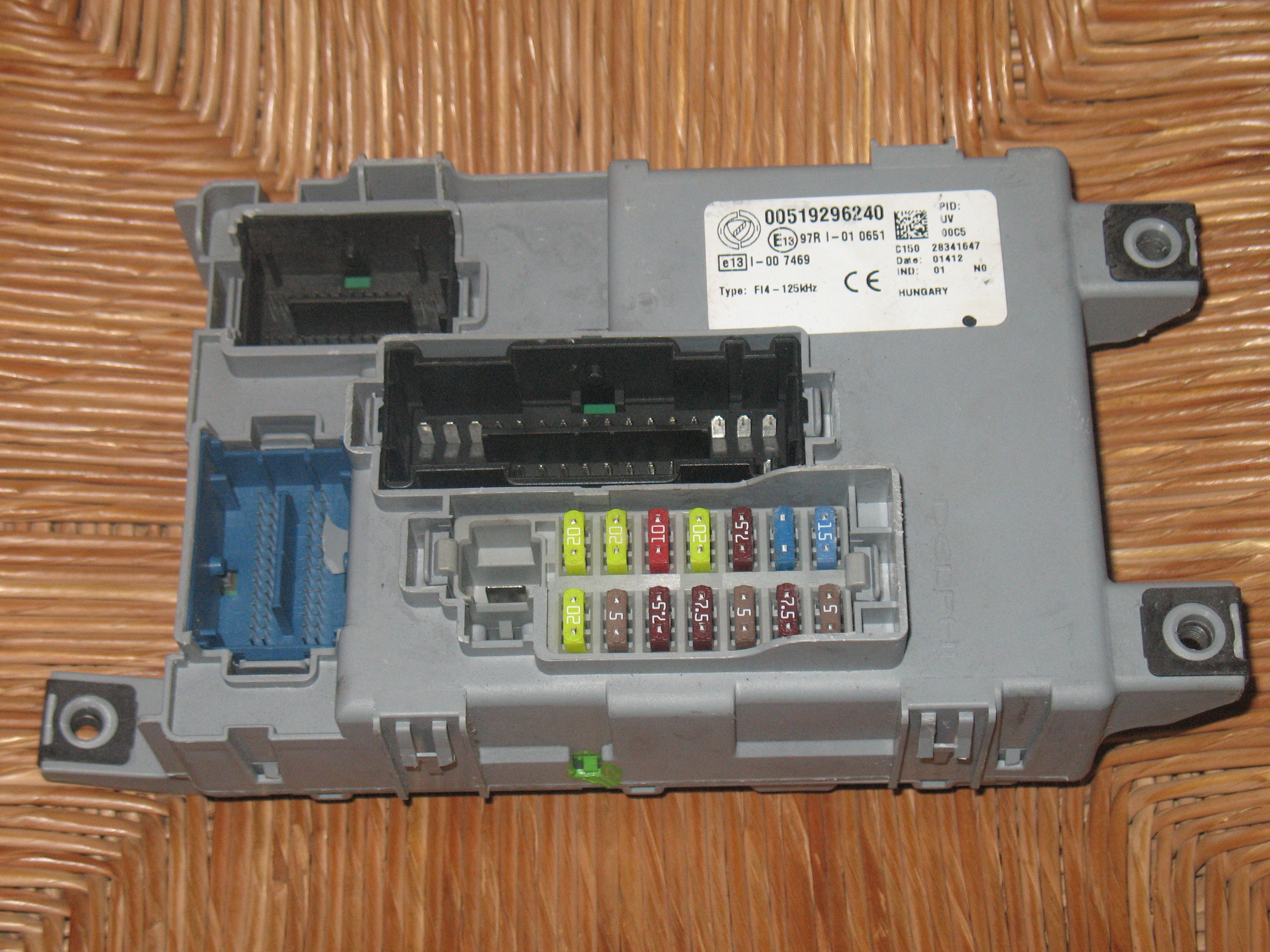 Fiat Panda BSI Delphi II C150 70F3633 00519296240 519296240 28341647