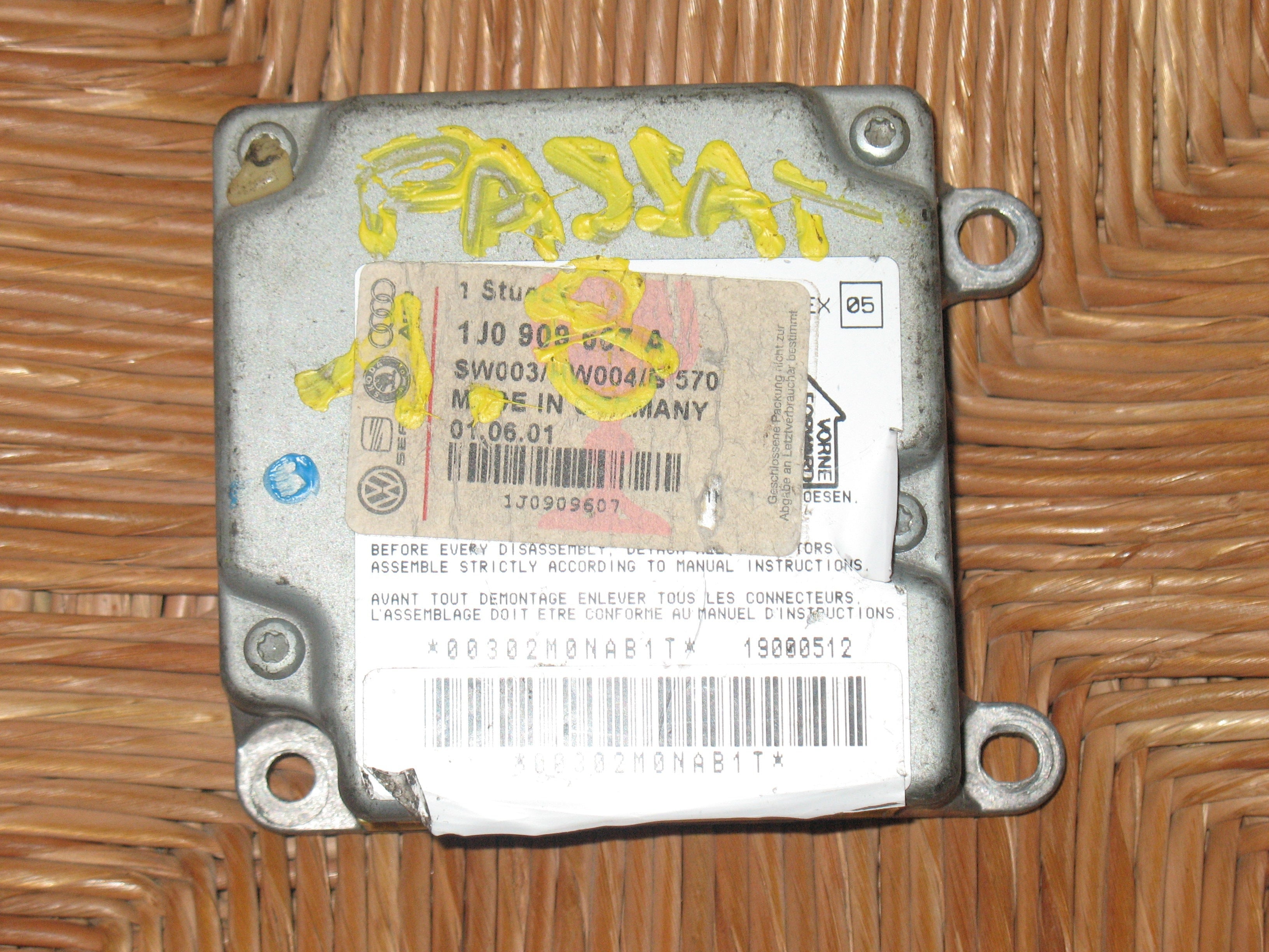 Volkswagen Audi Seat Skoda 1J0909607A Siemens 5WK4199