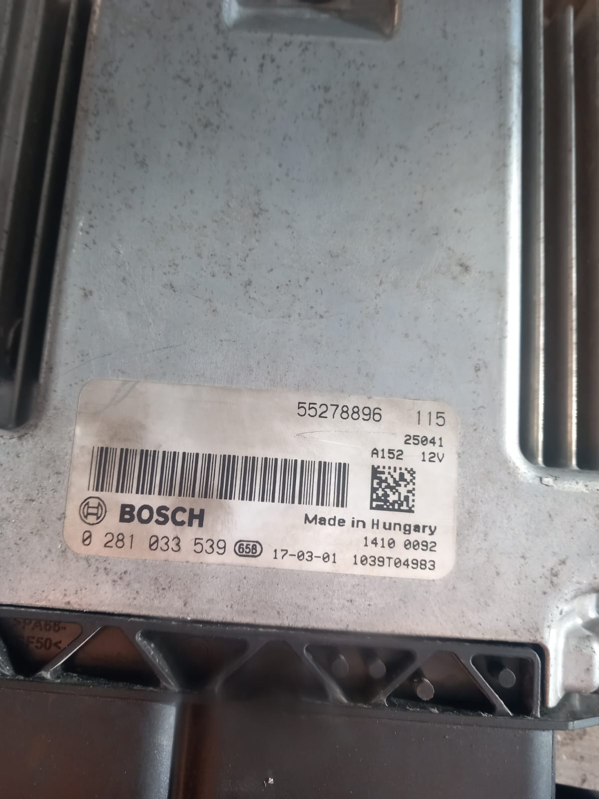 ECU CENTRALINA FIAT 500L DOBLO 1.6 0281032339 EDC 17C69-3.C2 55280913