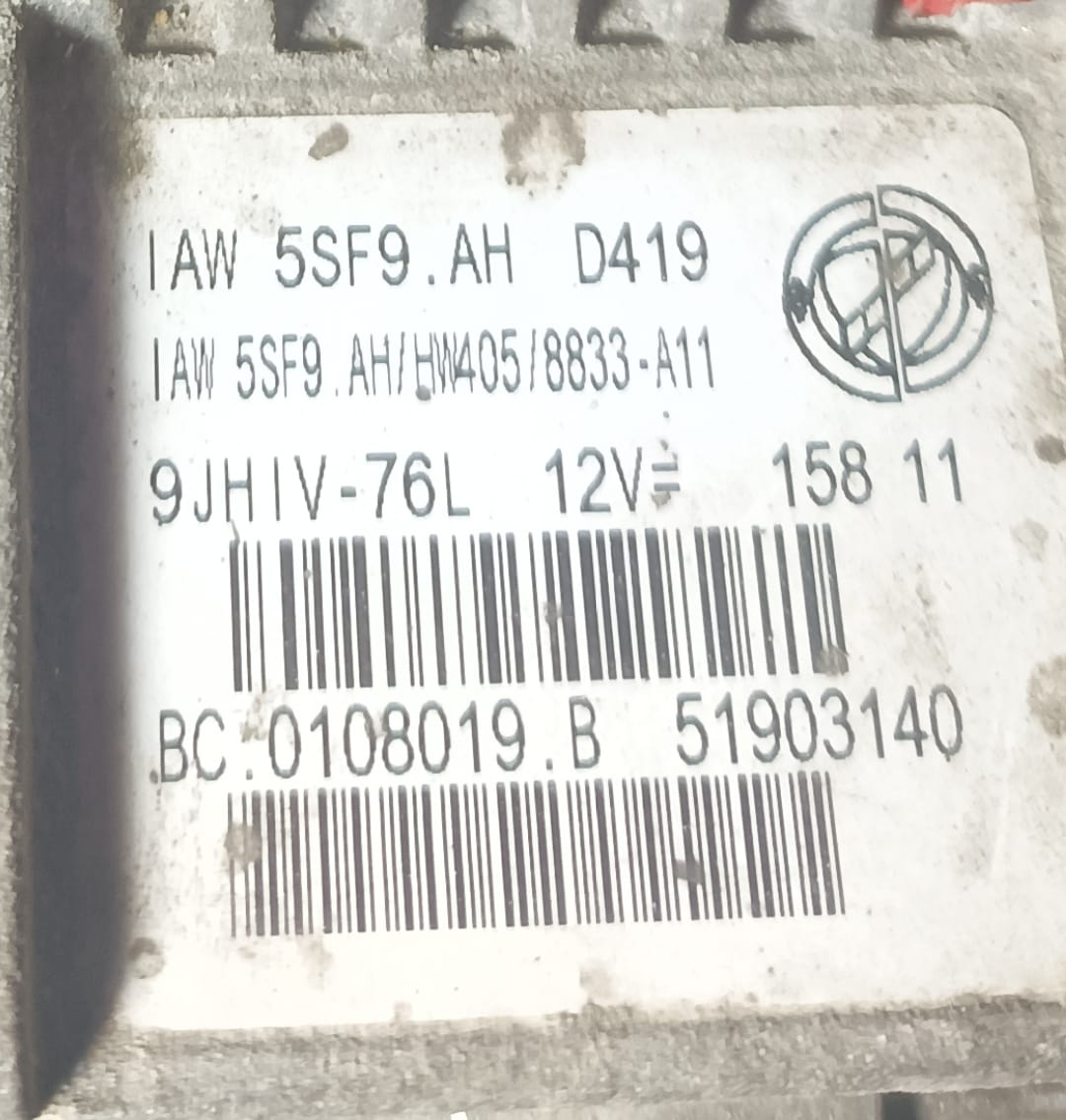 Ecu centralina ALFA MITO 1.4 IAW5SF9.AH 51903140 hw405