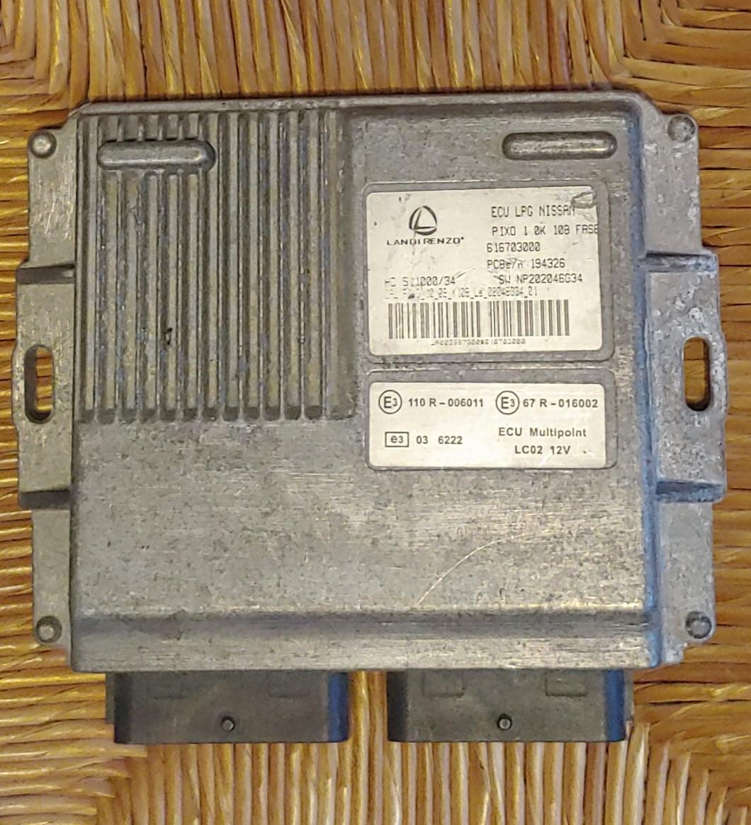 616703000 LANDI RENZO SW NP202046G34 CENTRALINA GPL ECU LPG NISSAN PIXO 1.0K 10B