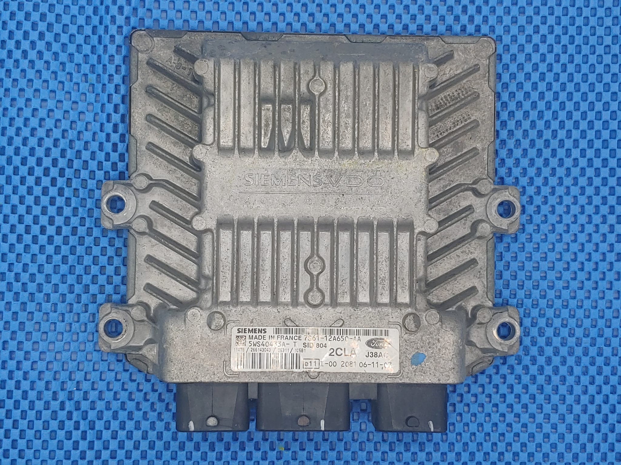 ECU FORD SID 804 5WS40433A-T 7S61-12A650-AA 2CLA J38AC