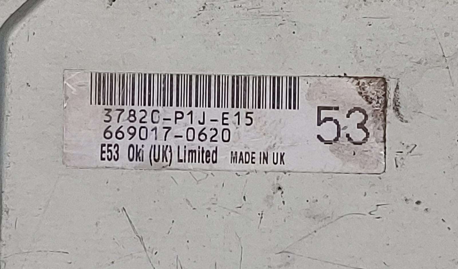 CENTRALINA MOTORE HONDA CIVIC 1.4 37820-P1J-E15, 37820P1JE15