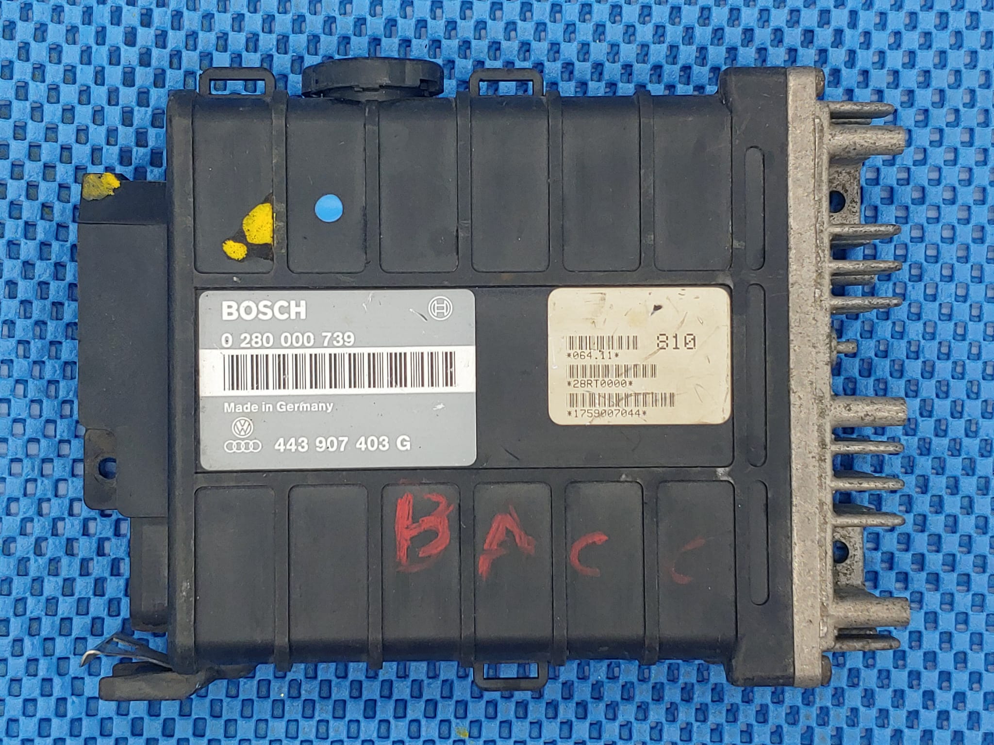ECU VW PASSAT JETTA SEAT TOLEDO 1.8 443907403G 0280000739