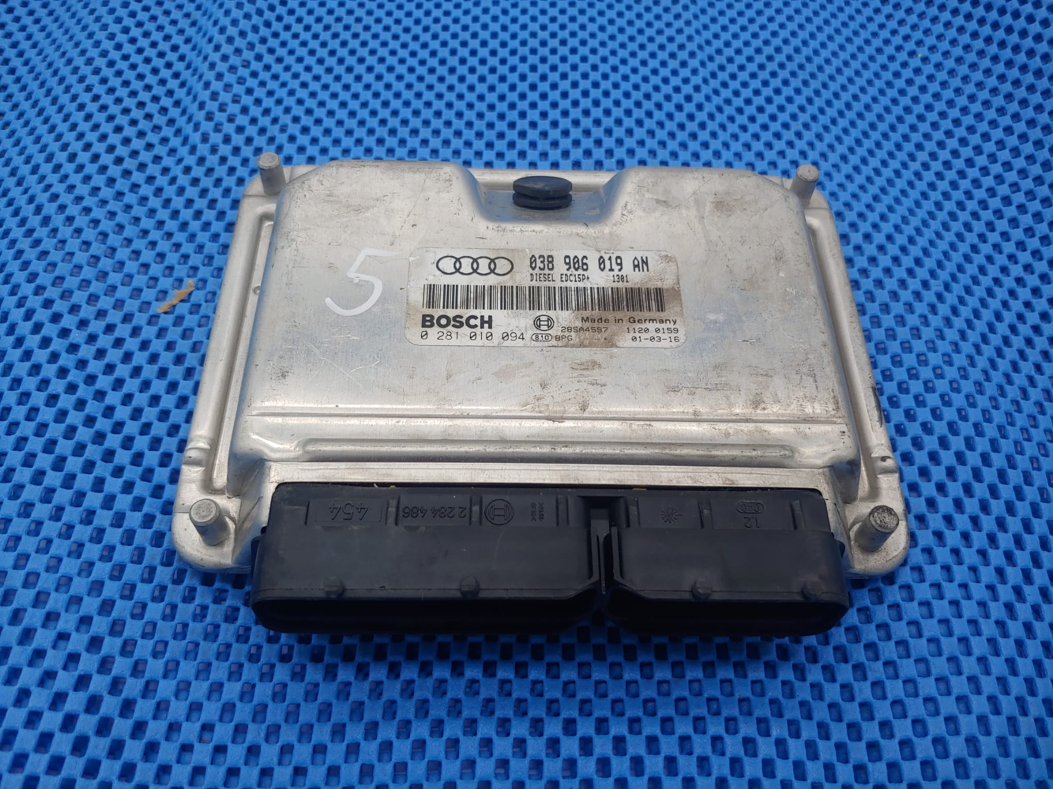 ECUCENTRALINA A4 1.9 TDI 0281010094 038906019AN EDC15P+