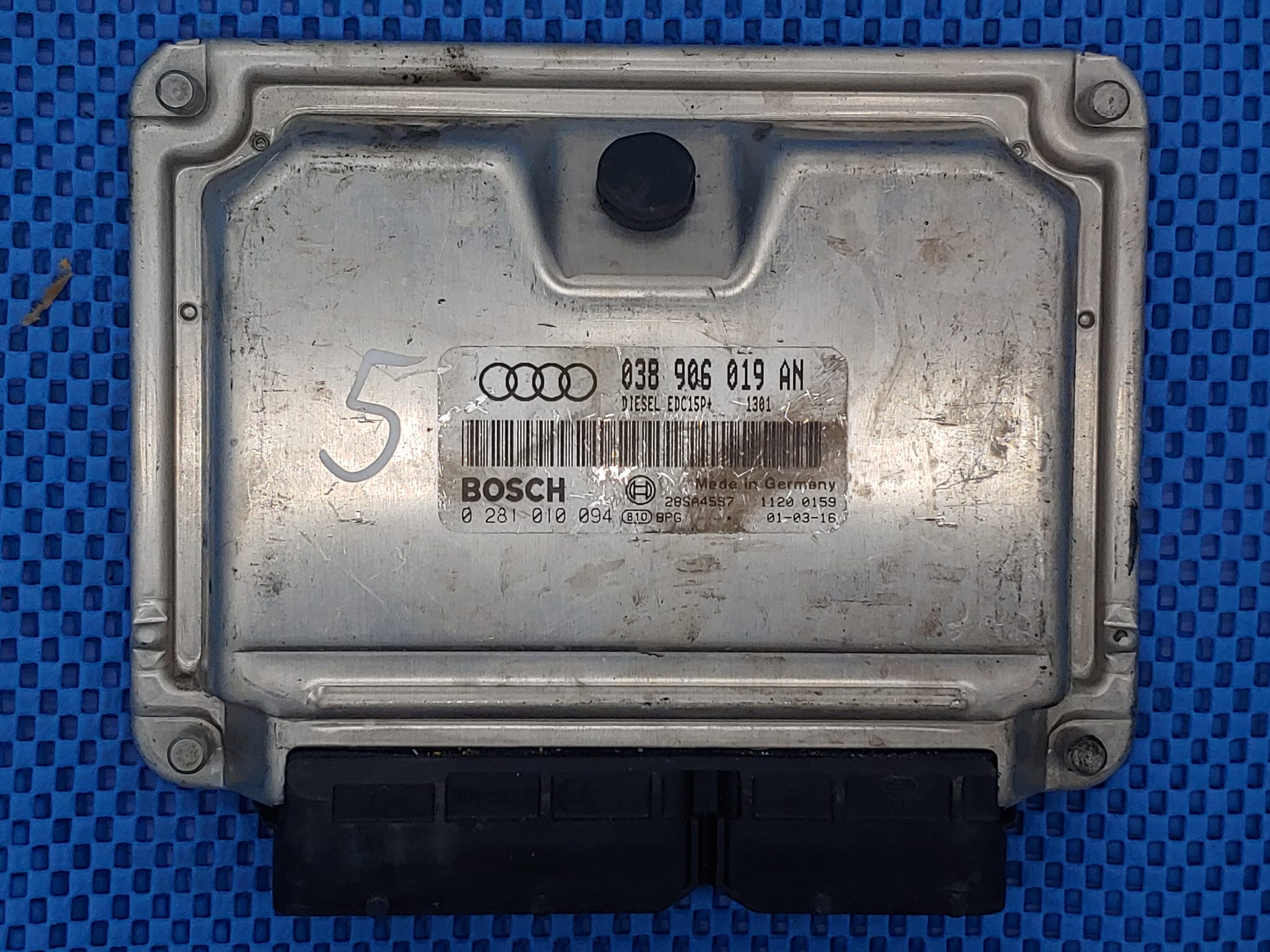 ECUCENTRALINA A4 1.9 TDI 0281010094 038906019AN EDC15P+