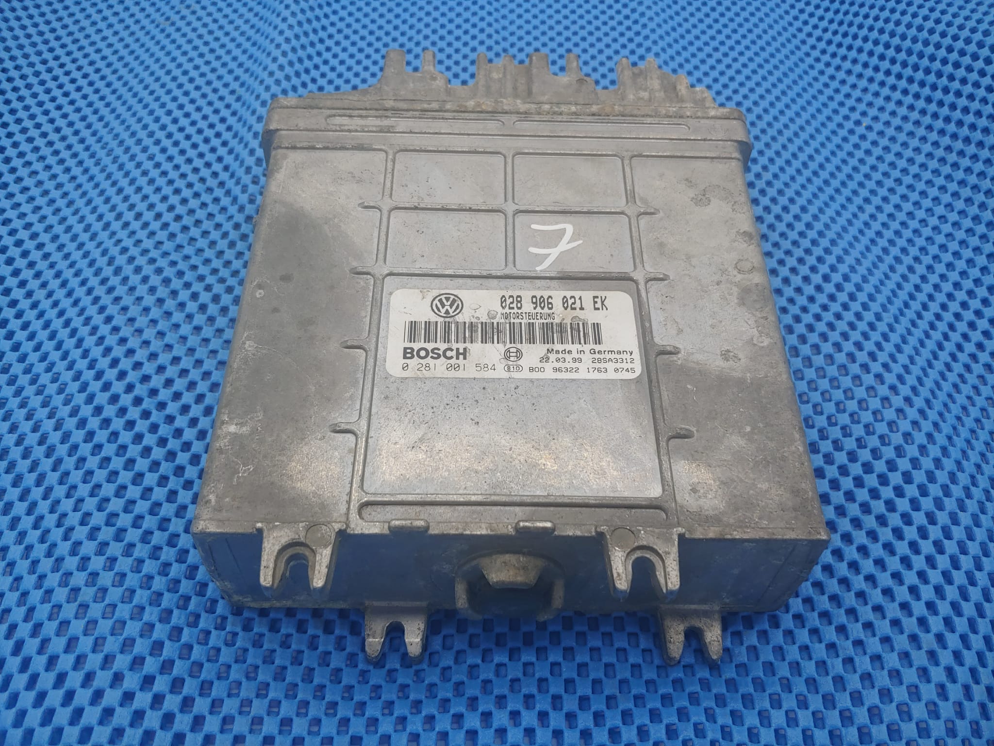 Ecu centralina seat ibiza cordoba 1.9tdi 0281001584 028906021ek EDC MSA 15.5-7.1