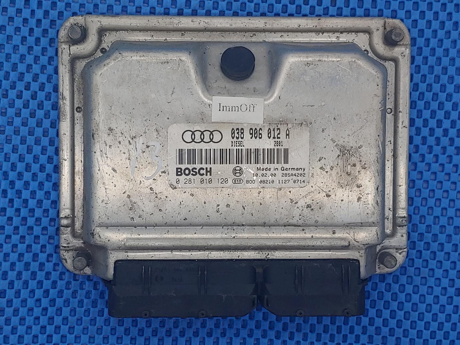 ECU AUDI A3 8L 1.9 TDI, BOSCH 0281010120, 038906012A, 28SA4202