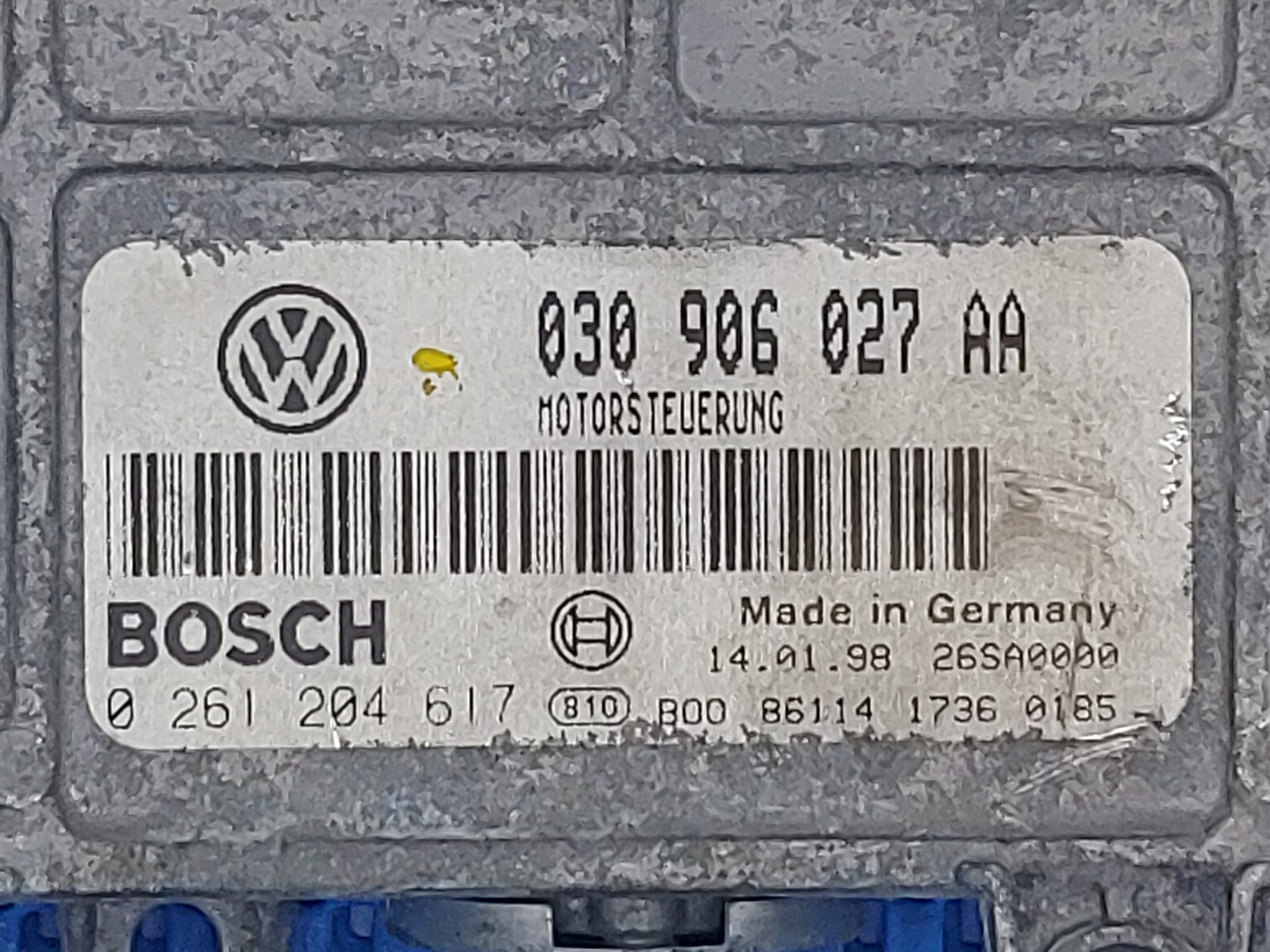 Centralina motore VW POLO (6N1) 1.4 030906027AA 0261204617